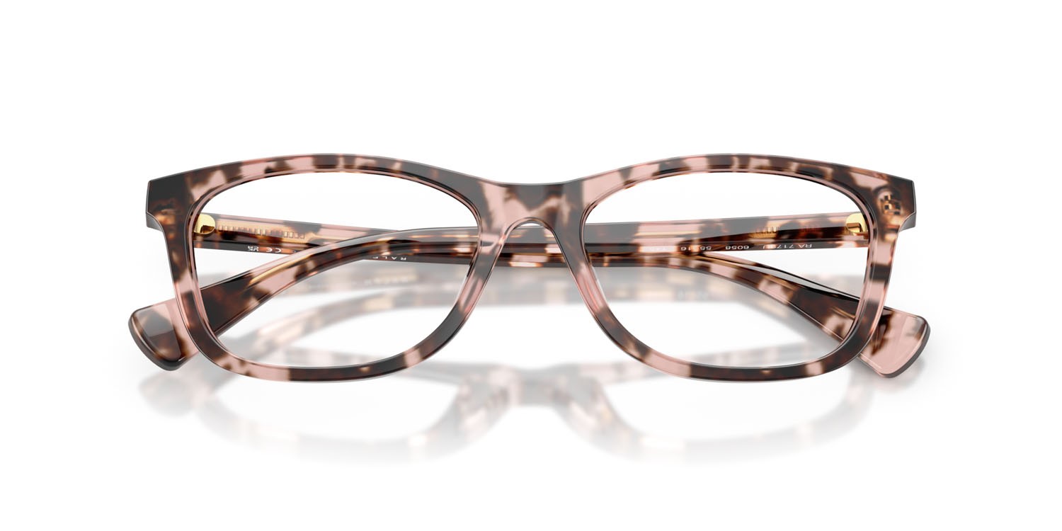 Occhiali da vista Ralph RA 7179U (6058) colore havana rosa forma rettangolare lenti lente demo