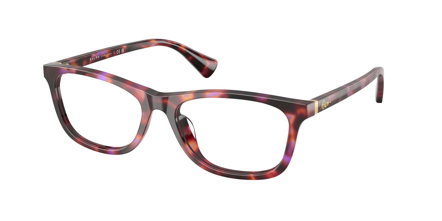 Eyeglasses Ralph RA 7179U (6239) color havana viola brillante shape rectangle lenses lente demo