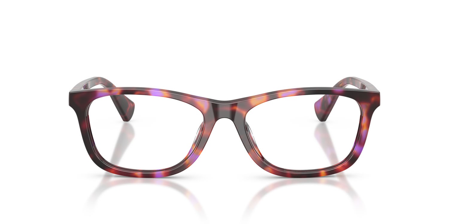 Eyeglasses Ralph RA 7179U (6239) color havana viola brillante shape rectangle lenses lente demo