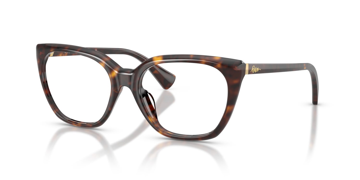 Eyeglasses Ralph RA 7180U (5003) color havana scuro lucido shape butterfly lenses lente demo