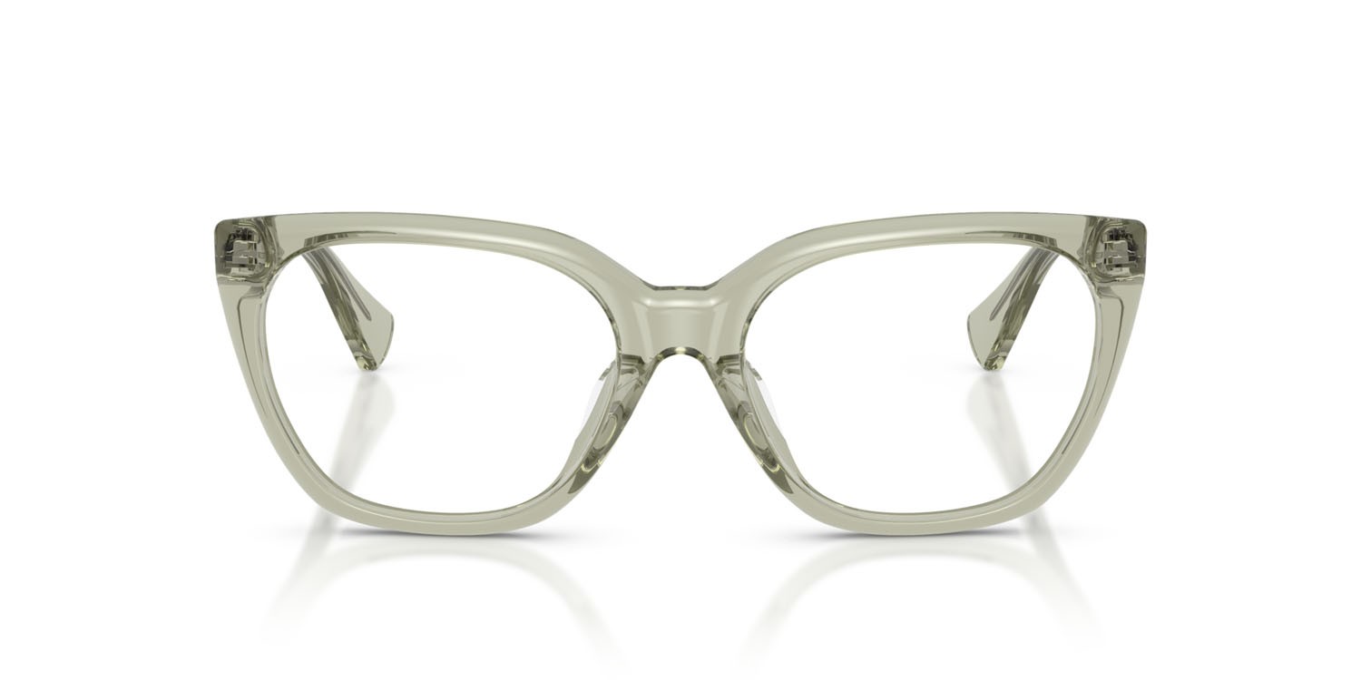 Occhiali da vista Ralph RA 7180U (6279) colore verde chiaro crystal forma farfalla lenti lente demo