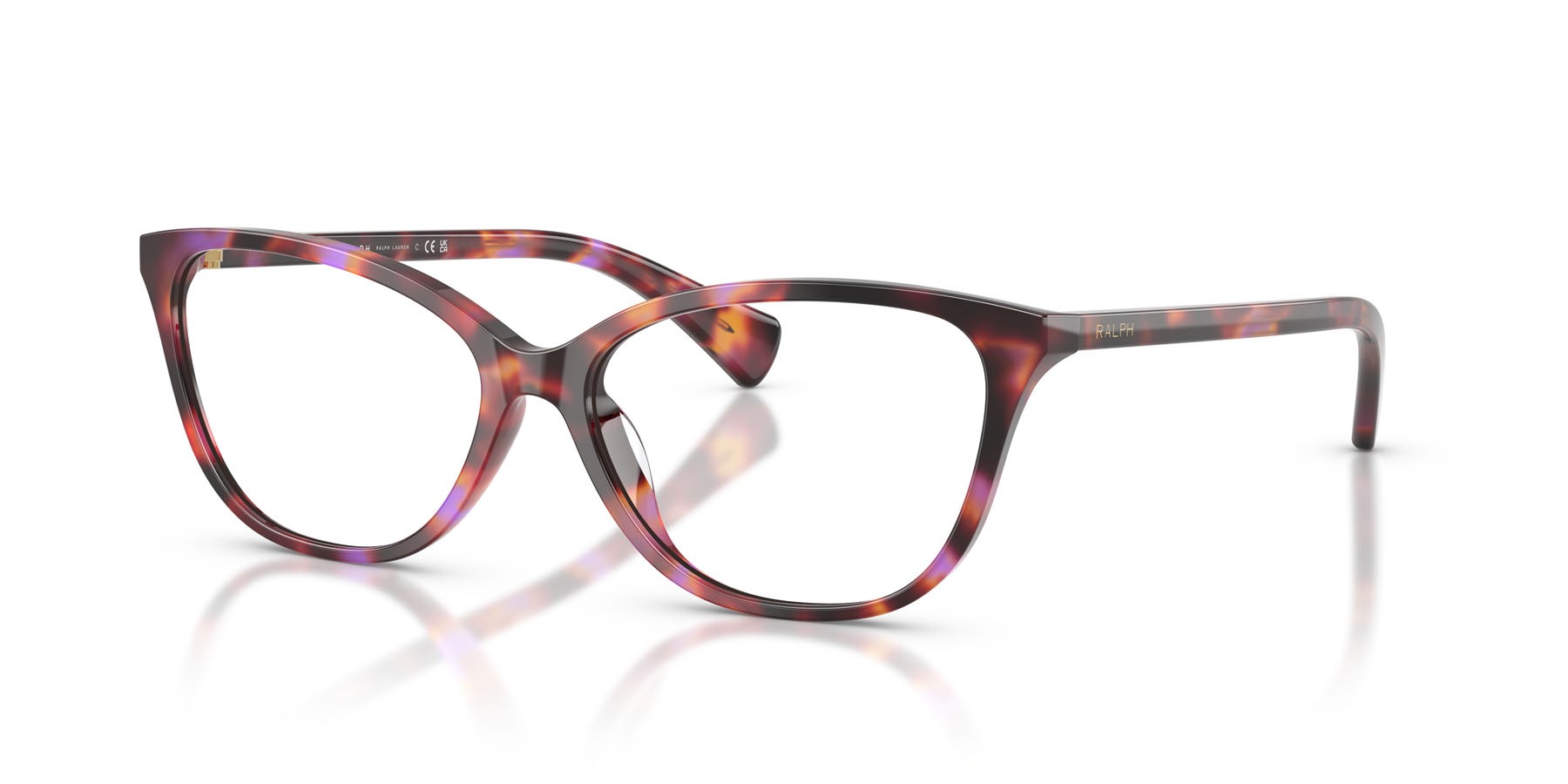 Occhiali da vista Ralph RA 7190U (6239) colore rosa trasparente forma farfalla lenti lente demo