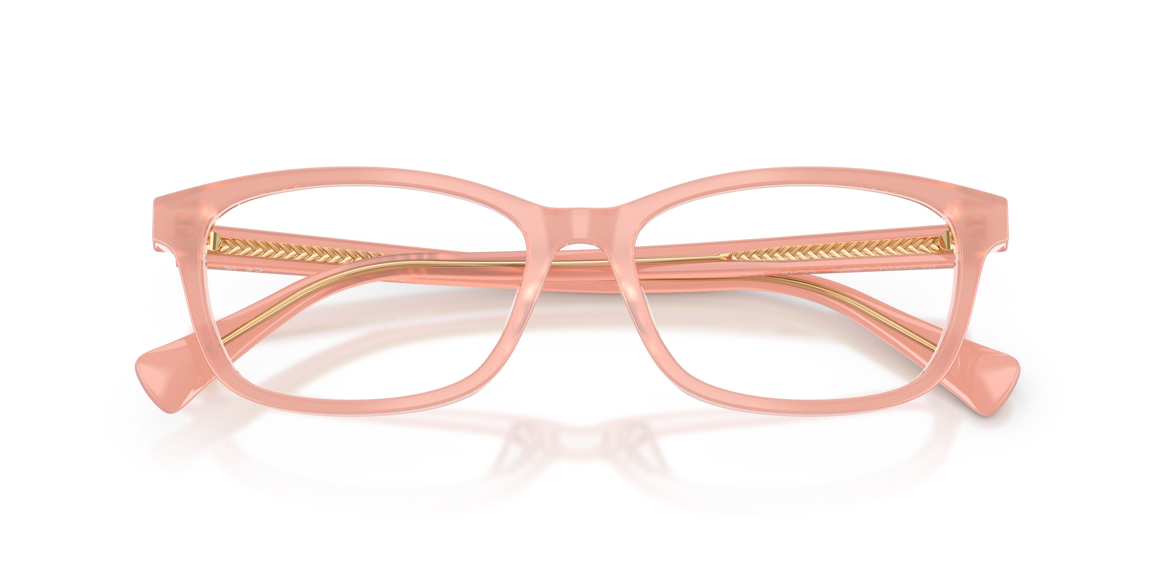 Occhiali da vista Ralph RA 7194U (6296) colore rose/transparent forma rettangolare lenti lente demo