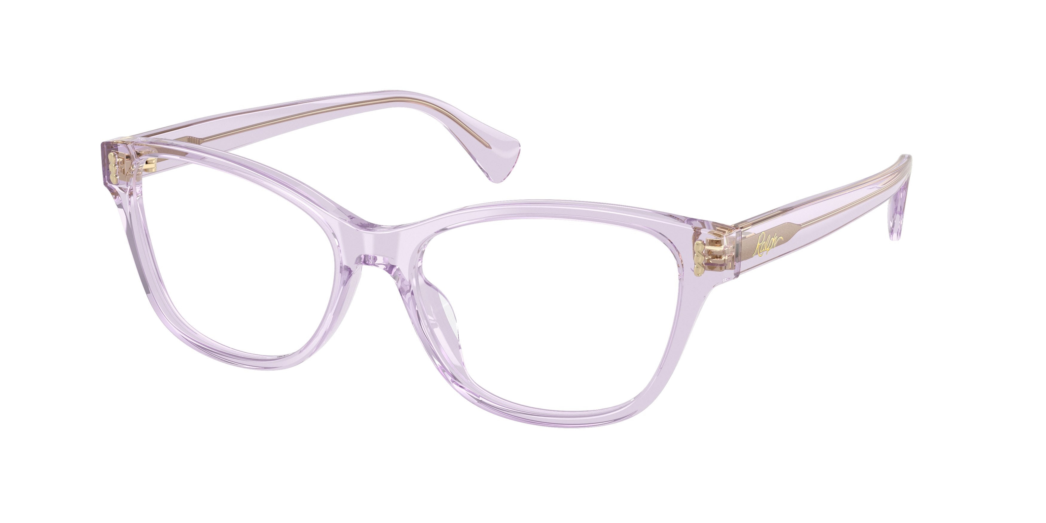 Occhiali da vista Ralph RA 7195U (6370) colore rosa trasparente forma rettangolare lenti lente demo