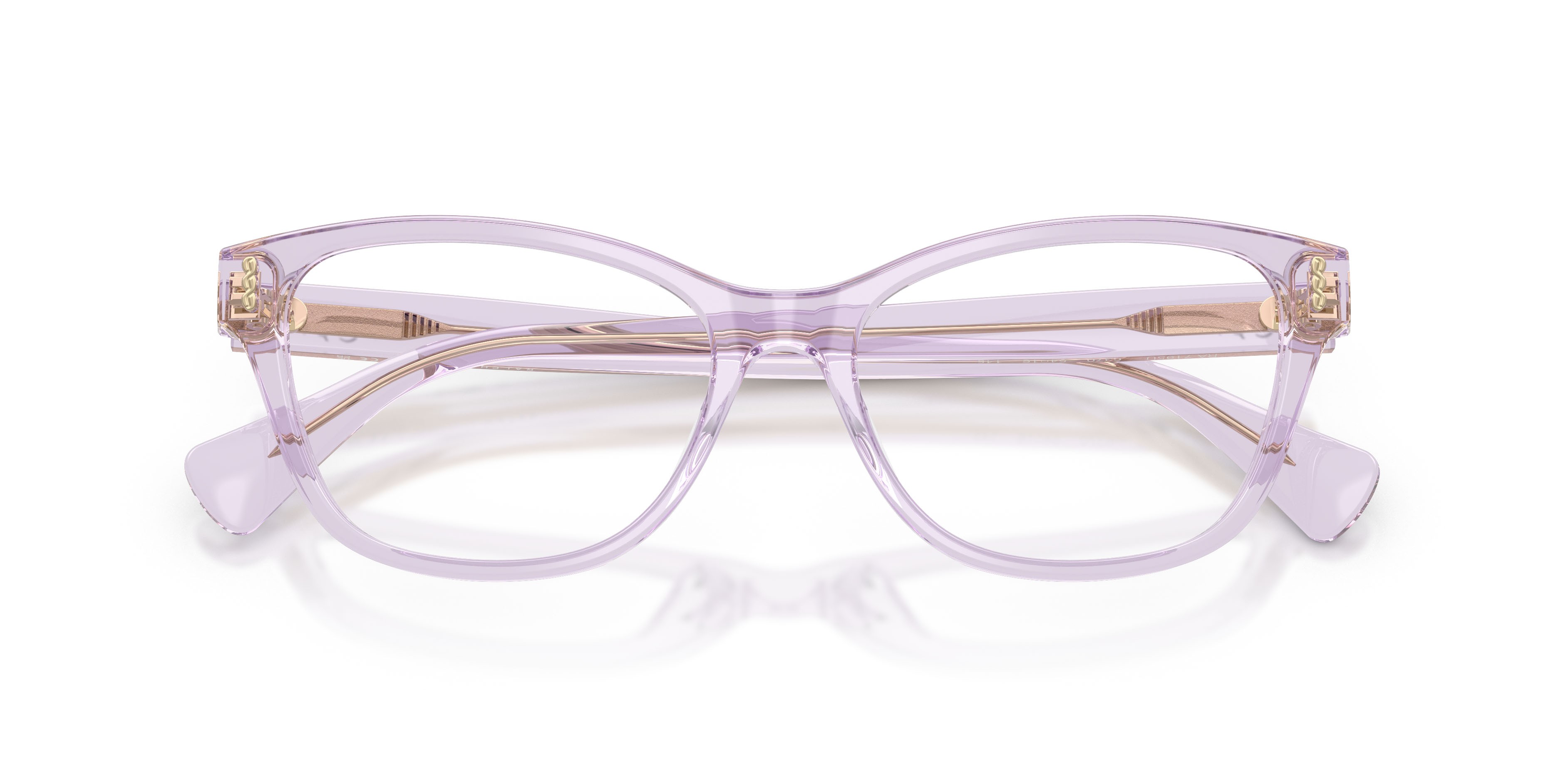Occhiali da vista Ralph RA 7195U (6370) colore rosa trasparente forma rettangolare lenti lente demo