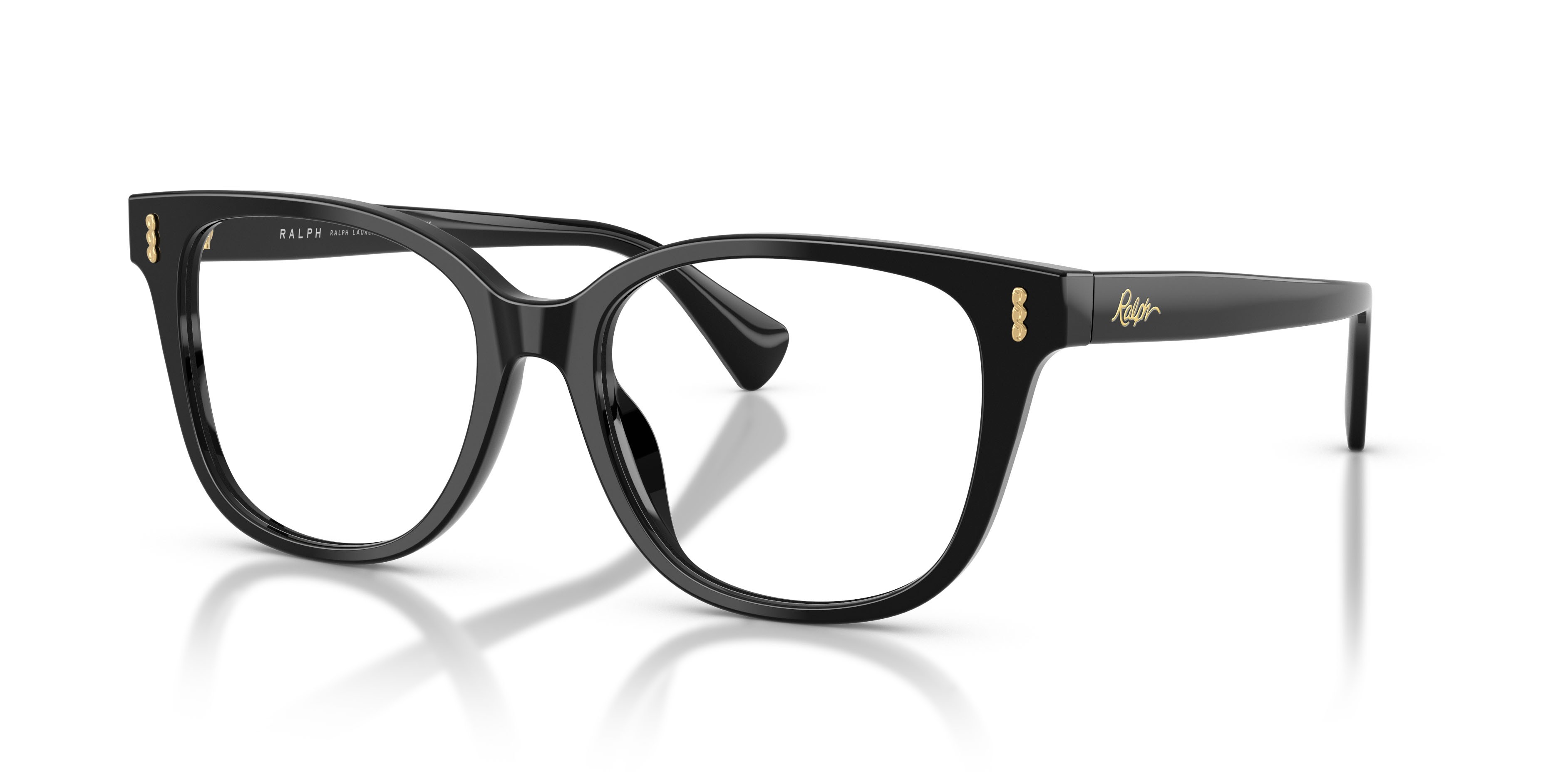 Eyeglasses Ralph RA 7196U (5001) color nero lucido shape square lenses lente demo