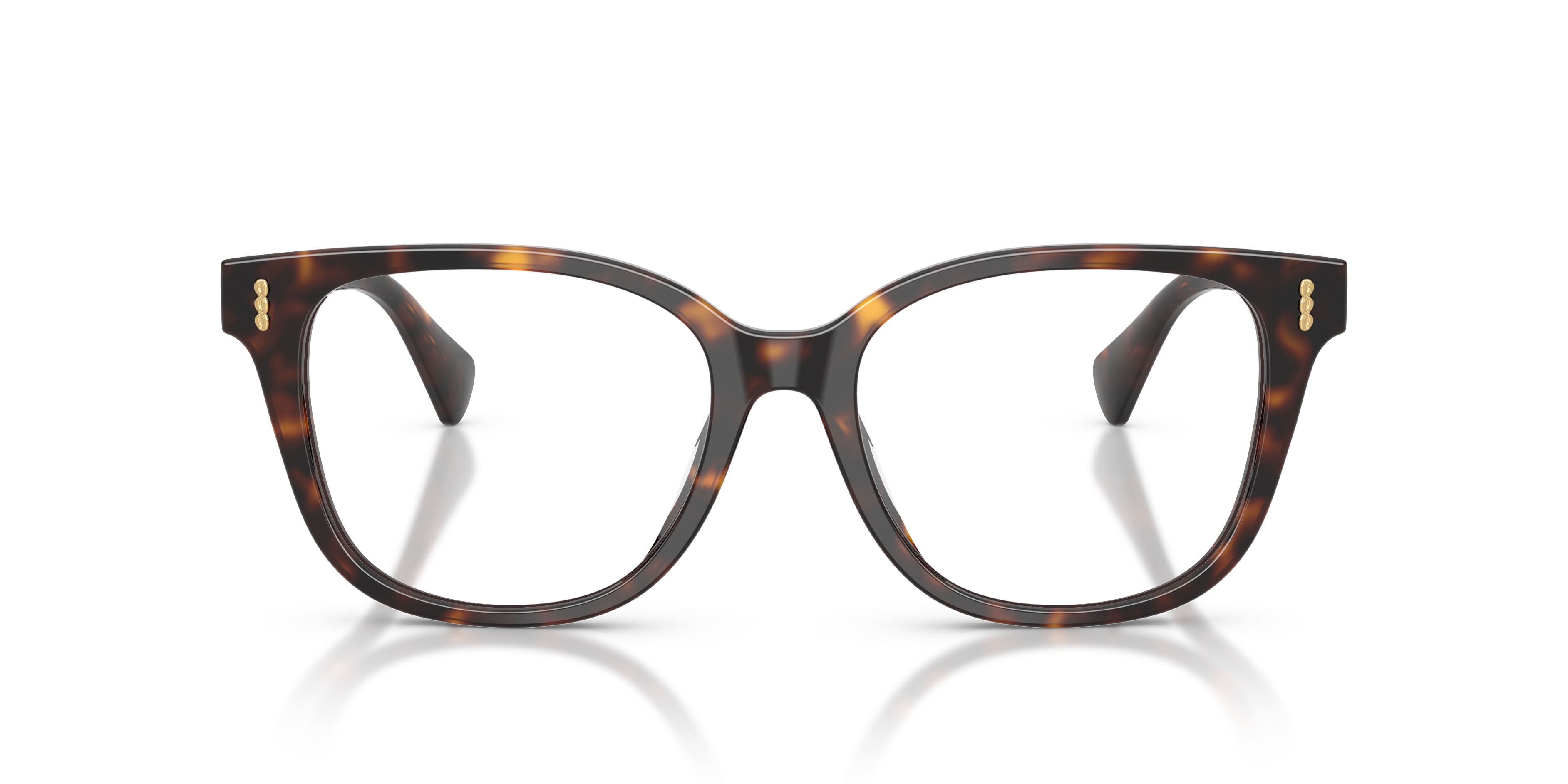Eyeglasses Ralph RA 7196U (5003) color havana scuro shape square lenses lente demo