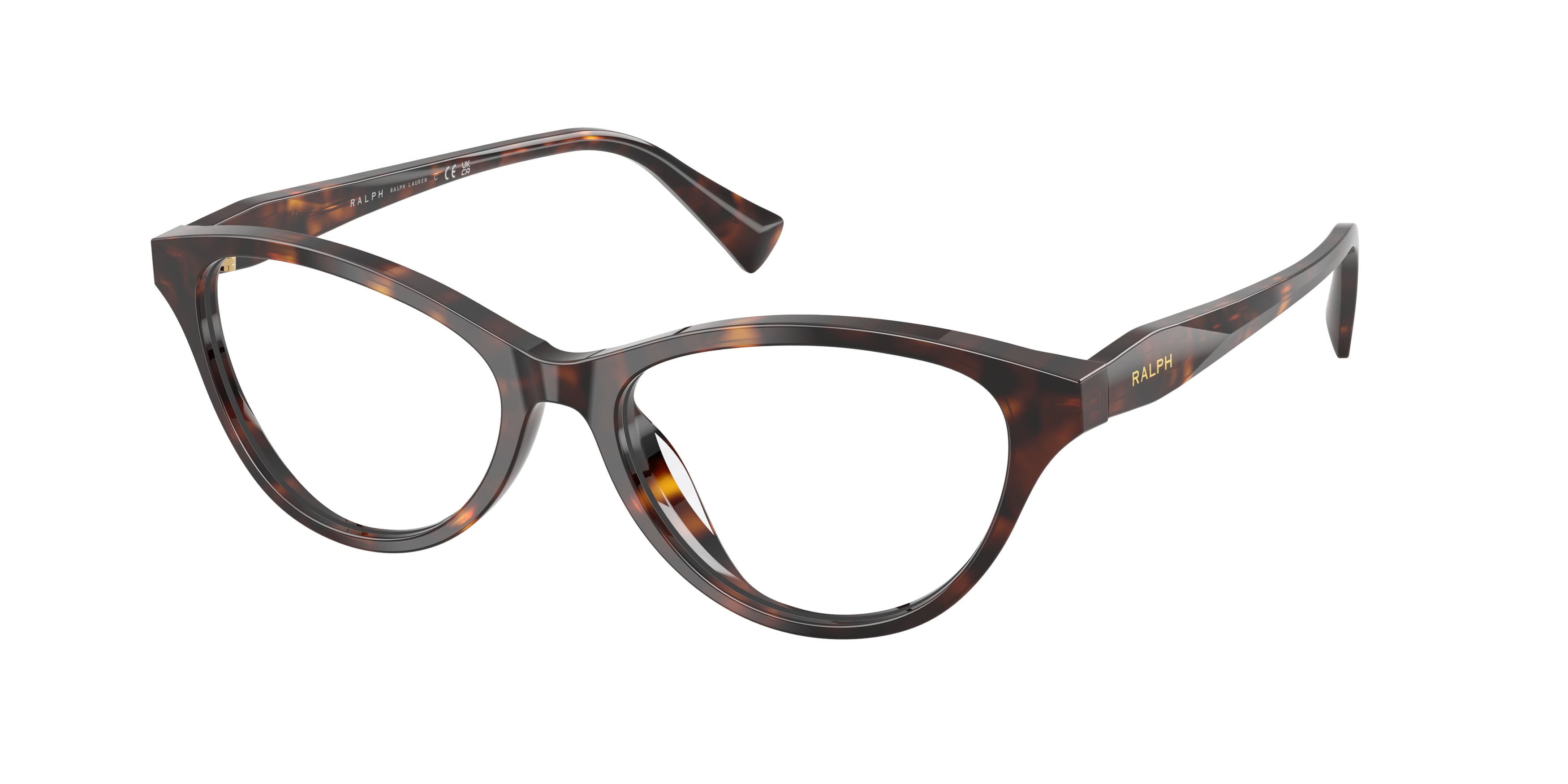 Occhiali da vista Ralph RA 7197U (5003) colore havana marrone scuro forma cat eye lenti lente demo