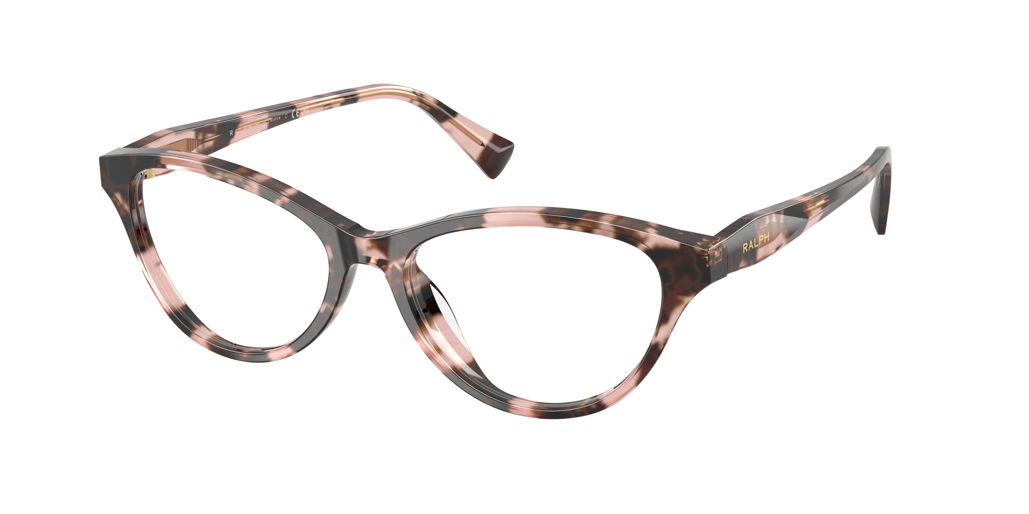 Occhiali da vista Ralph RA 7197U (6058) colore havana rosa forma cat eye lenti lente demo
