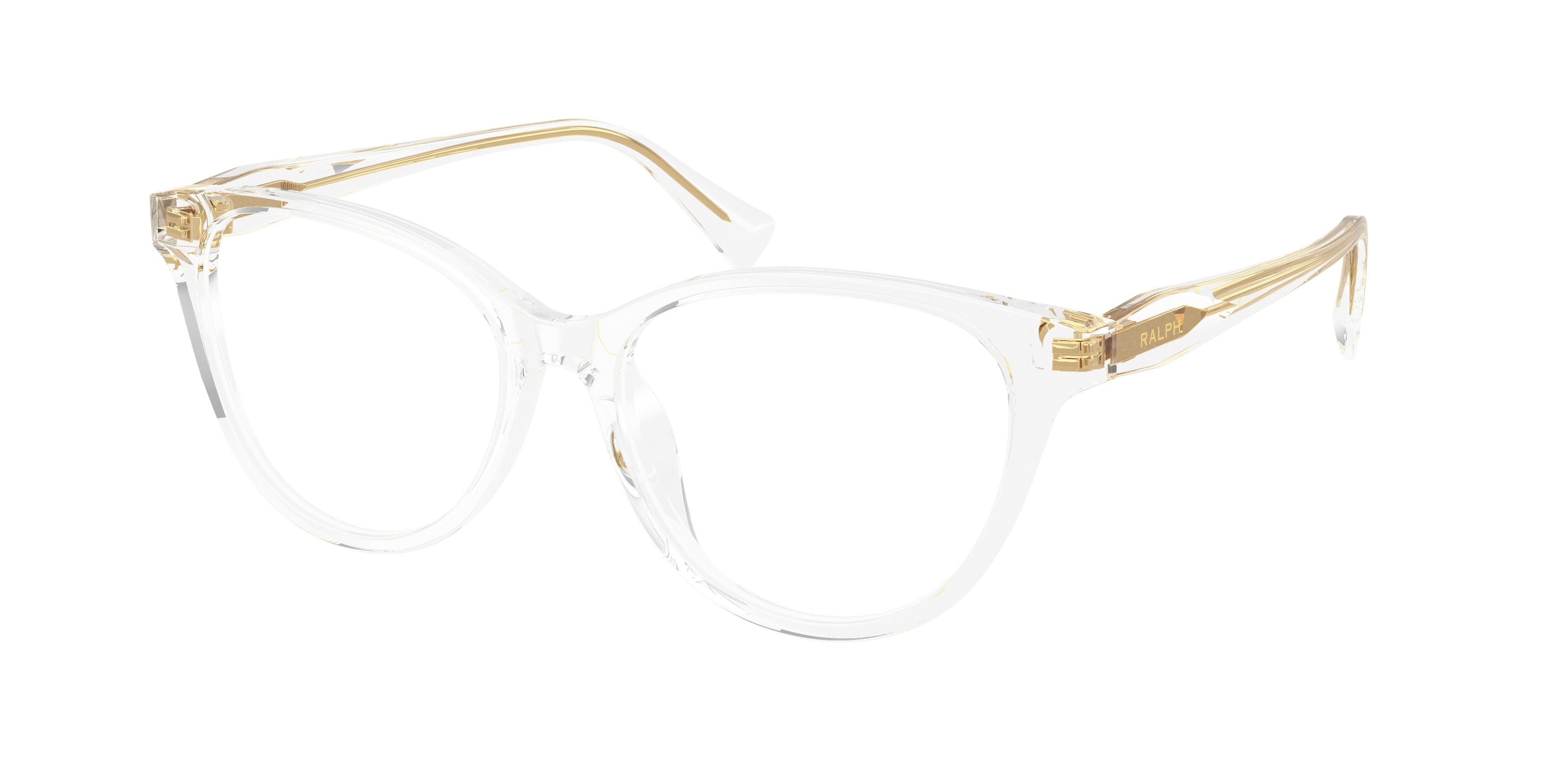 Eyeglasses Ralph RA 7198U (5002) color cristallo shape butterfly lenses lente demo