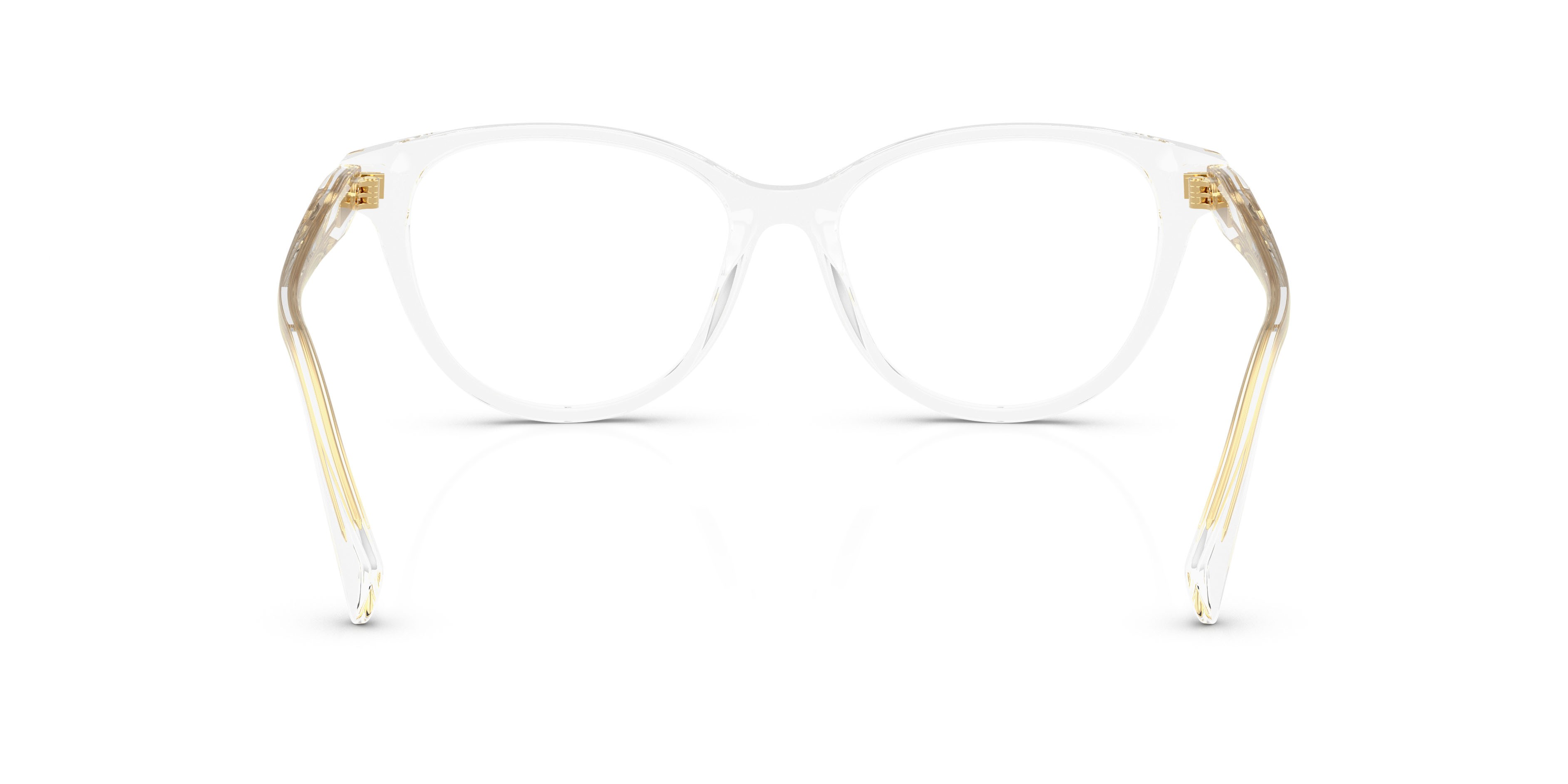 Eyeglasses Ralph RA 7198U (5002) color cristallo shape butterfly lenses lente demo
