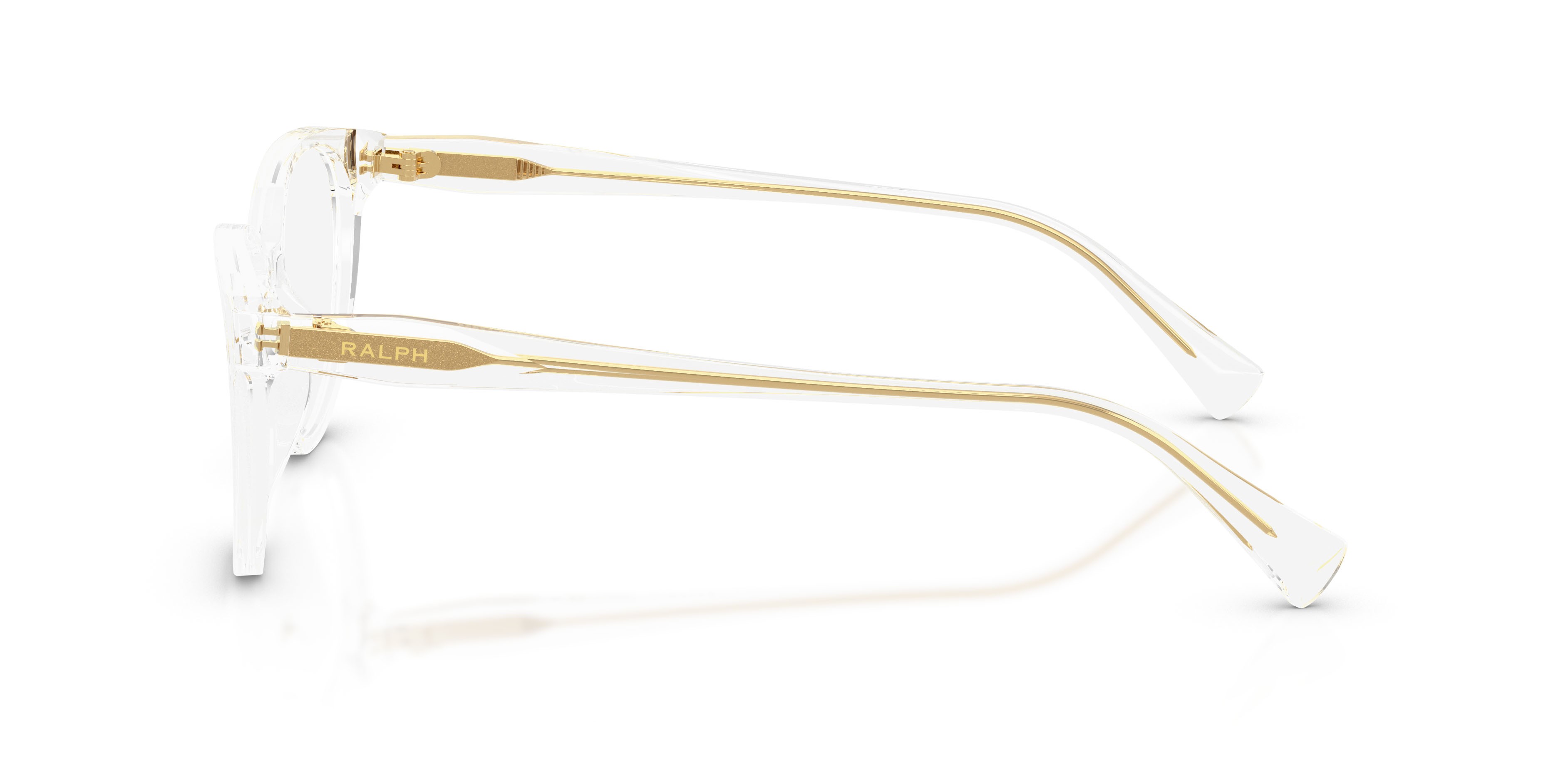 Eyeglasses Ralph RA 7198U (5002) color cristallo shape butterfly lenses lente demo