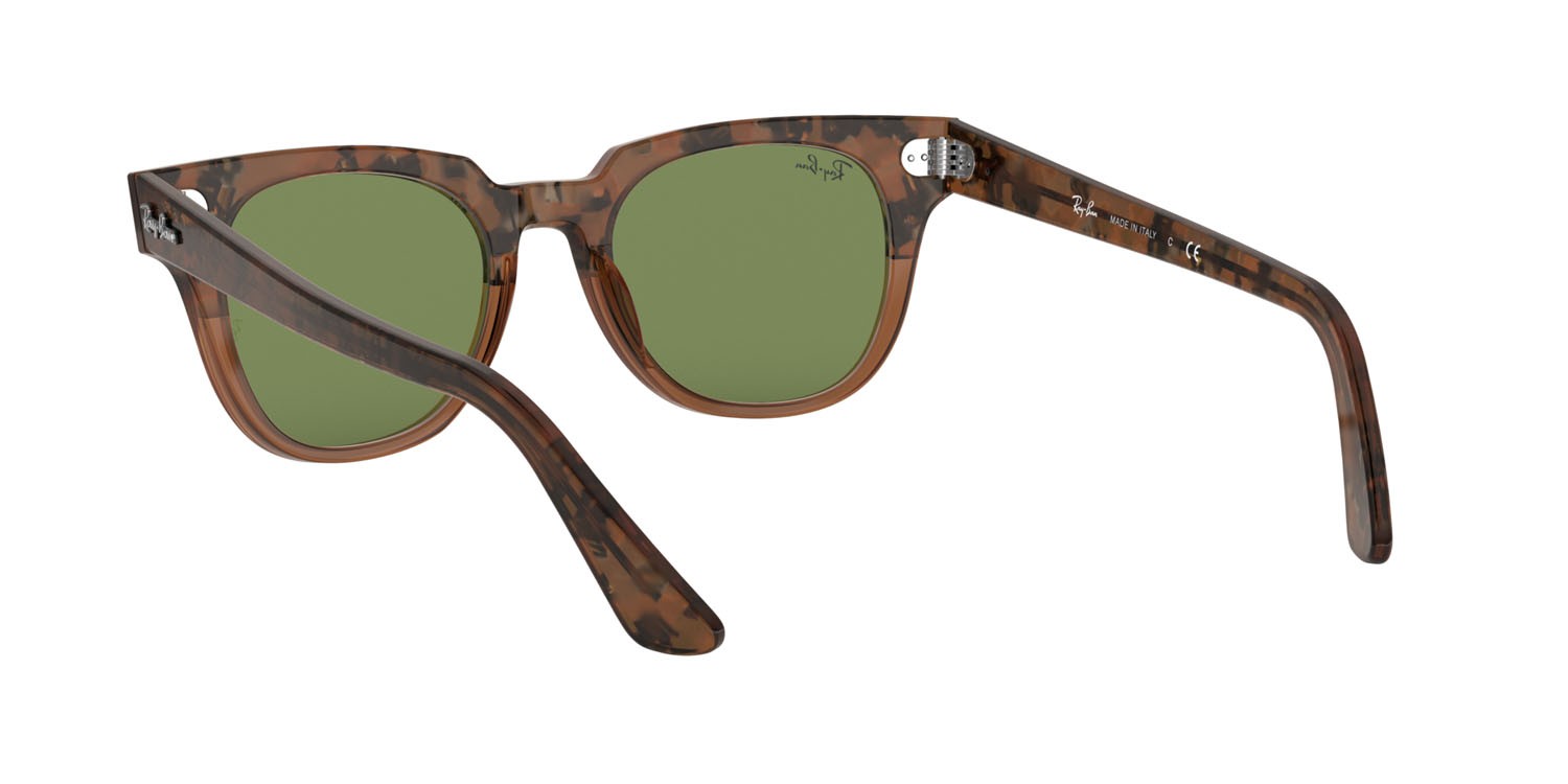 Sonnenbrillen Ray-Ban Meteor RB 2168 (128714) farbe havana marrone sfumato form quadratisch gläser verde