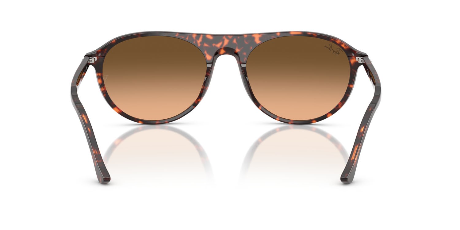 Sonnenbrillen Ray-Ban RB 2215 (14293B) farbe rosso havana tartarugato form quadratisch gläser rosa sfumato nero