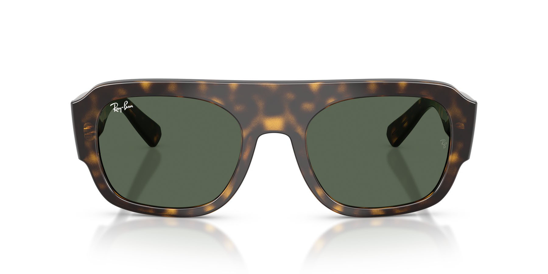 Sonnenbrillen Ray-Ban RB 2218 (679071) farbe havana form unregelmäßig gläser verde