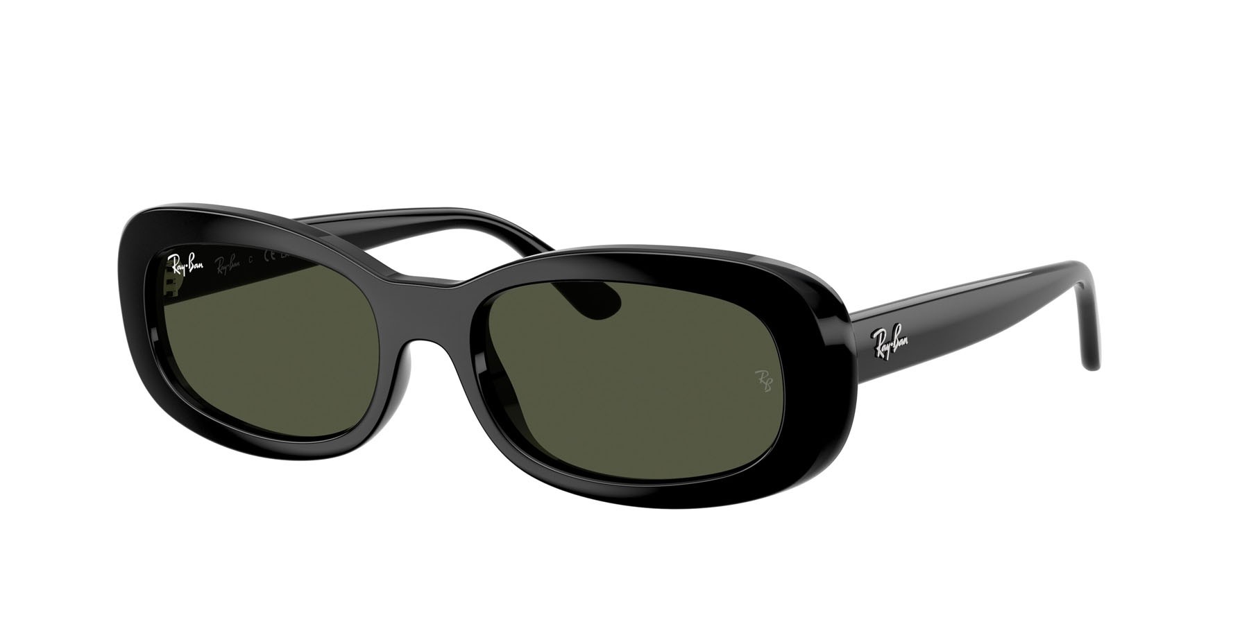 Sonnenbrillen Ray-Ban RB 2221 (901/31) farbe nero form oval gläser verde
