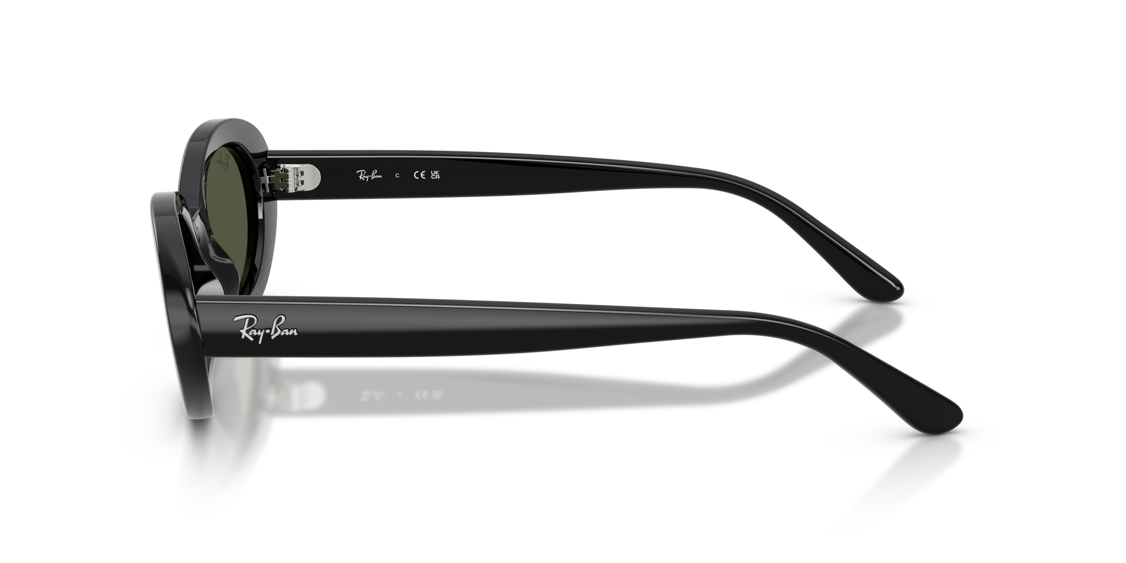 Sonnenbrillen Ray-Ban RB 2223 (901/31) farbe nero form oval gläser verde