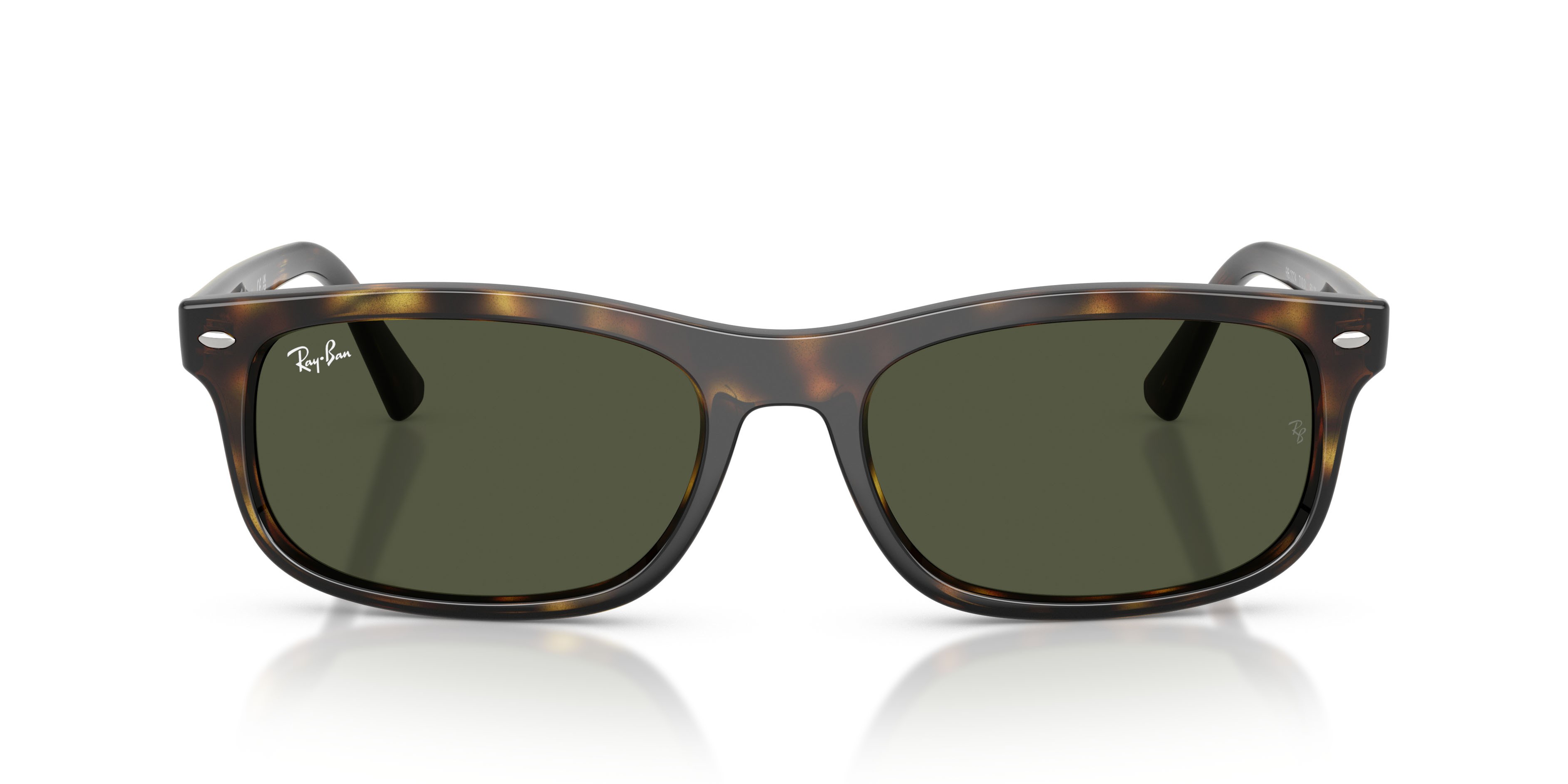 Sonnenbrillen Ray-Ban RB 2224 (710/31) farbe havana form rechteckig gläser verde