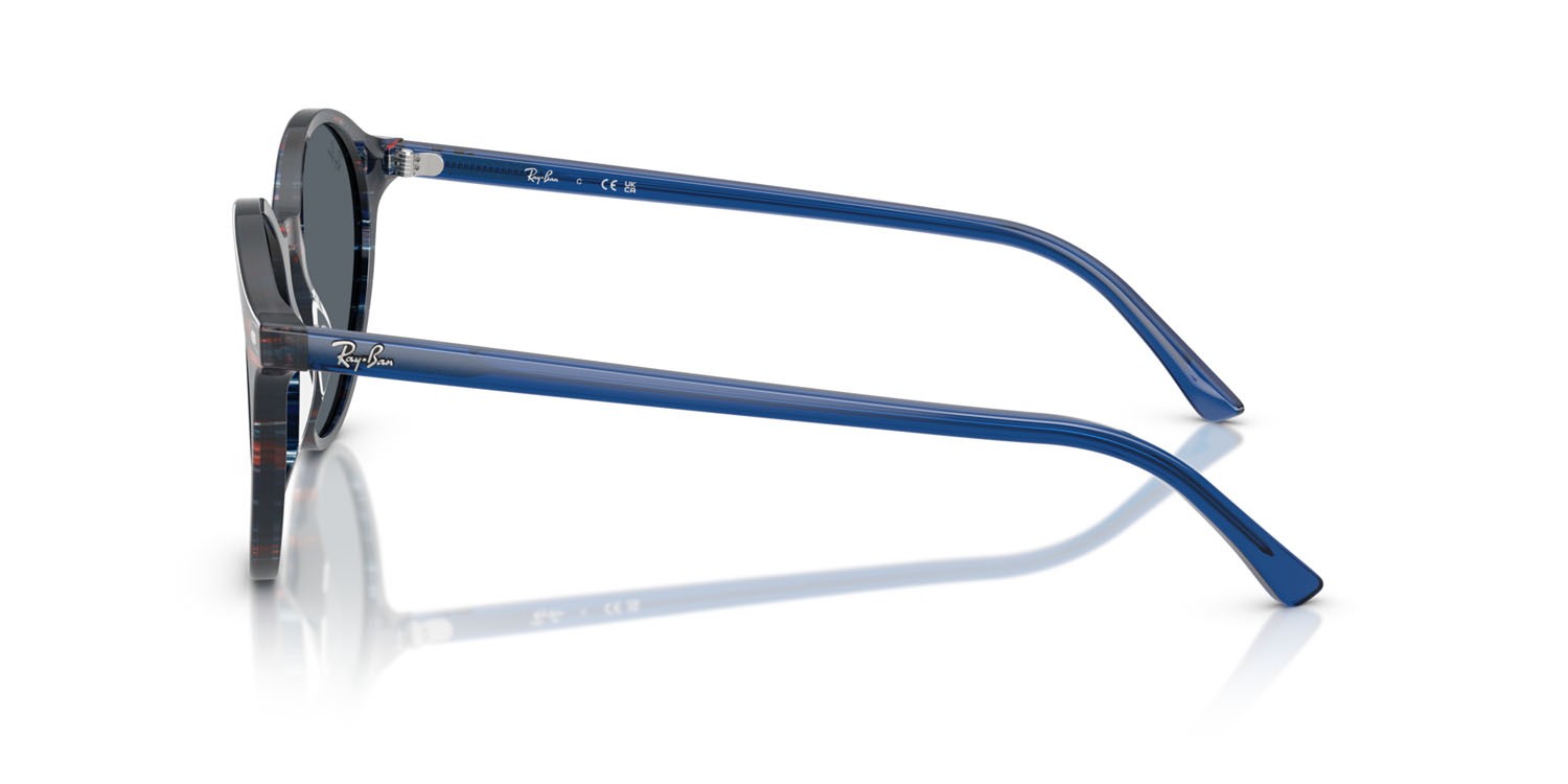 Sonnenbrillen Ray-Ban Bernard RB 2230 (1420GK) farbe blu fantasia trasparente form pantos gläser blu