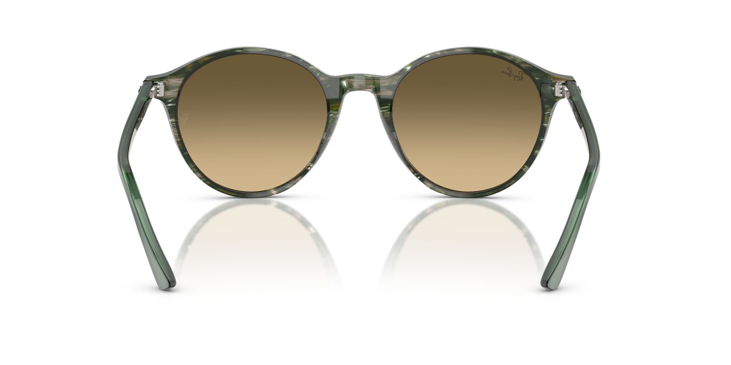 Sonnenbrillen Ray-Ban Bernard RB 2230 (14210A) farbe verde fantasia trasparente form pantos gläser marrone