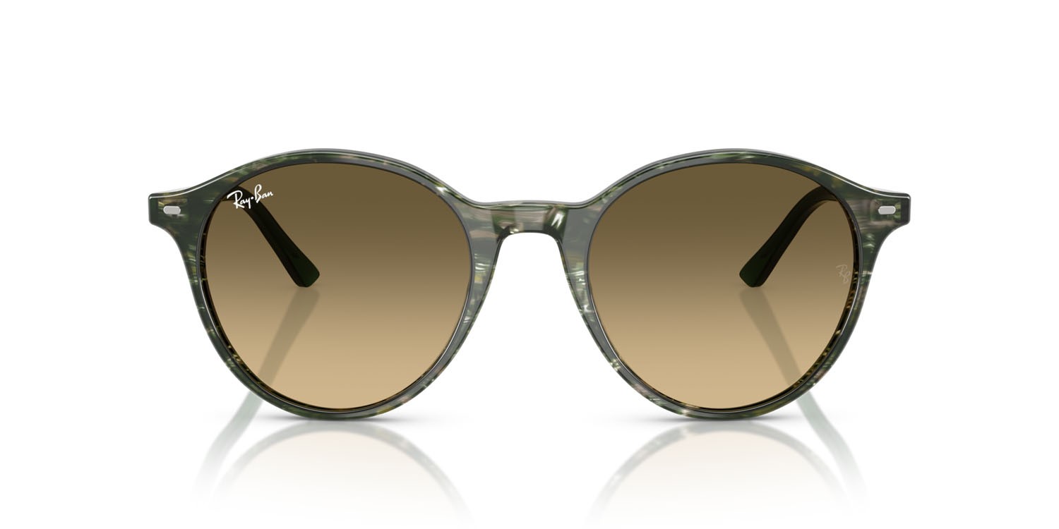 Sonnenbrillen Ray-Ban Bernard RB 2230 (14210A) farbe verde fantasia trasparente form pantos gläser marrone
