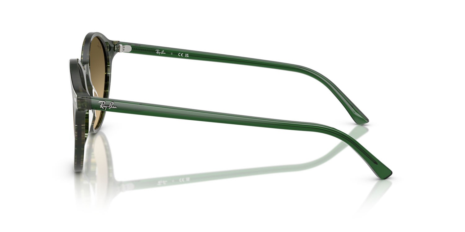 Sonnenbrillen Ray-Ban Bernard RB 2230 (14210A) farbe verde fantasia trasparente form pantos gläser marrone