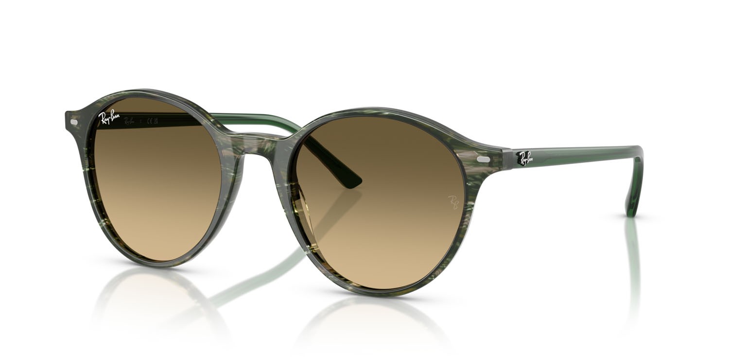 Sonnenbrillen Ray-Ban Bernard RB 2230 (14210A) farbe verde fantasia trasparente form pantos gläser marrone