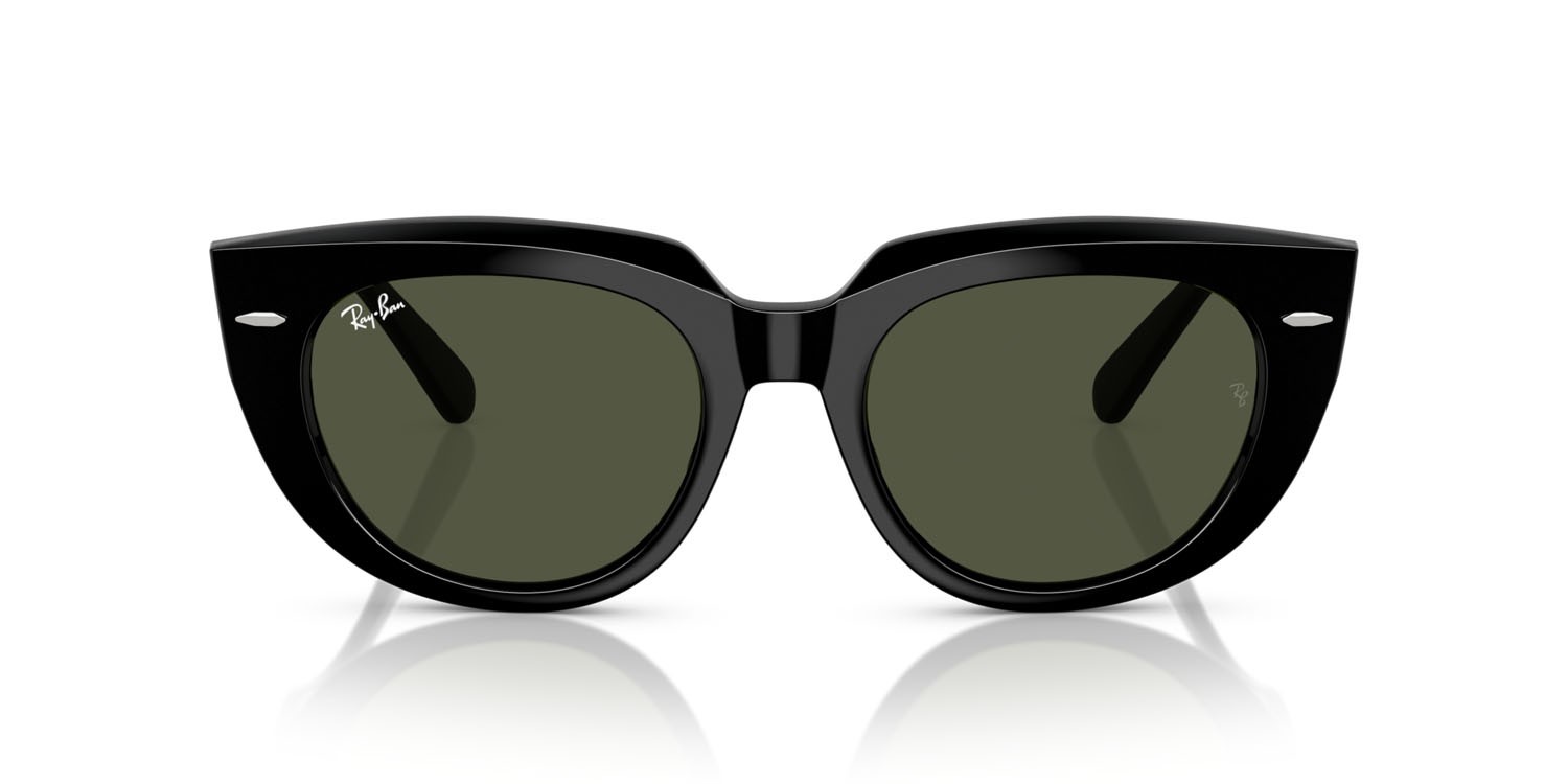 Sunglasses Ray-Ban Doreen RB 2286 (901/31) color nero shape square lenses g-15 verde