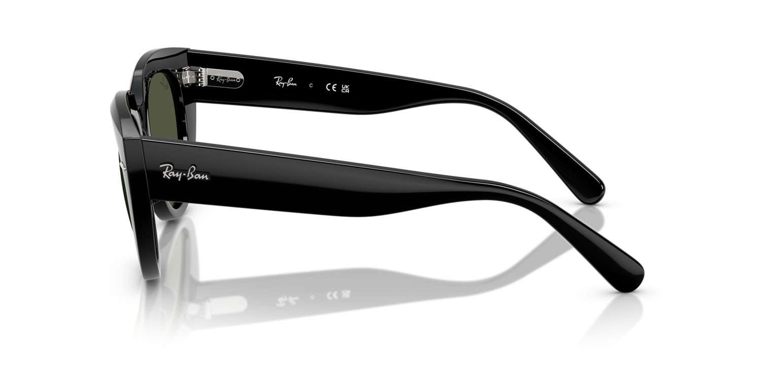 Sunglasses Ray-Ban Doreen RB 2286 (901/31) color nero shape square lenses g-15 verde