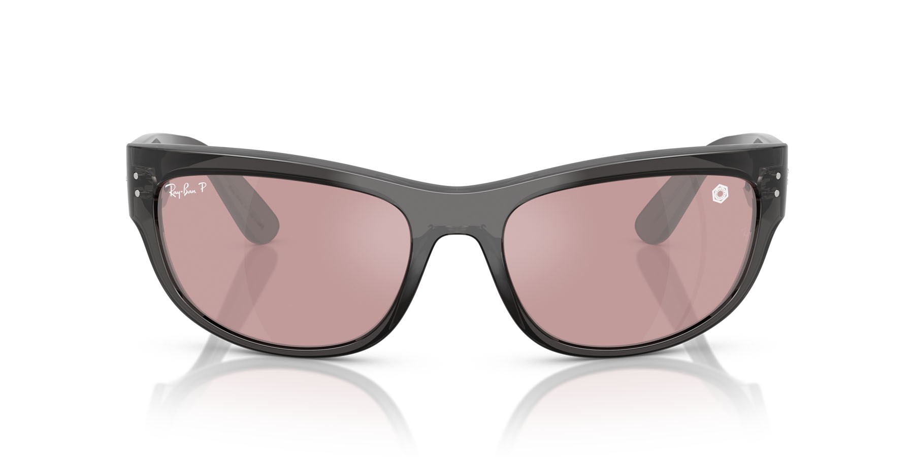 Sonnenbrillen Ray-Ban Mega Balorama Star Wars RB 2289 (14543E) farbe nero trasparente form quadratisch gläser polarizzata rosa