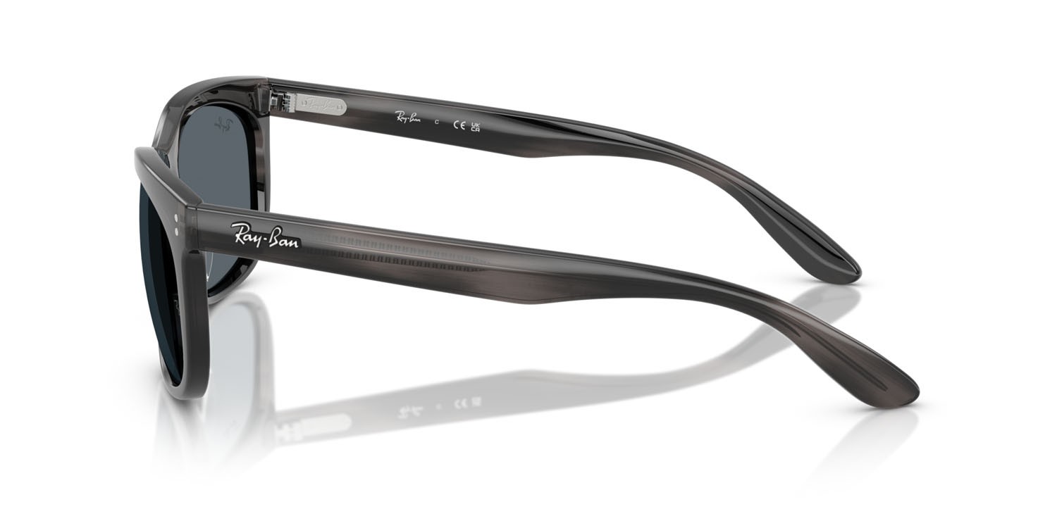 Sonnenbrillen Ray-Ban Balorette RB 2389 (1404R5) farbe striato grigio form quadratisch gläser blu