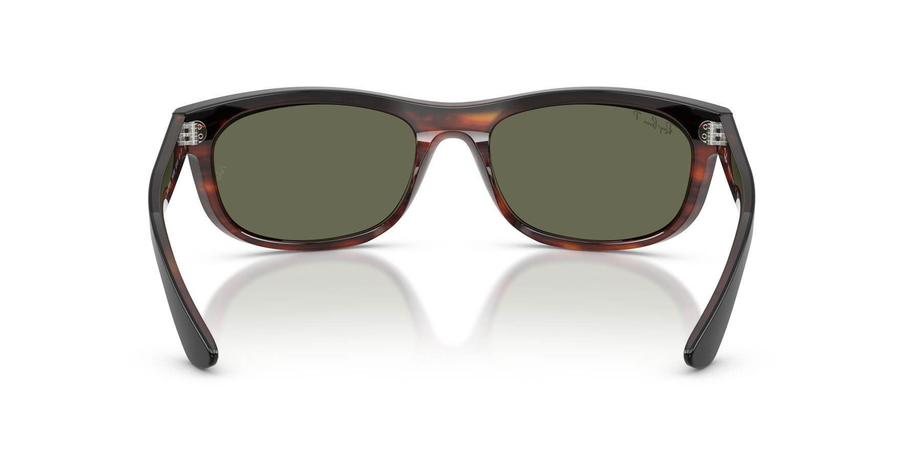 Sonnenbrillen Ray-Ban Balorama RB 2489 (144058) farbe nero su havana form rechteckig gläser polarizzata verde