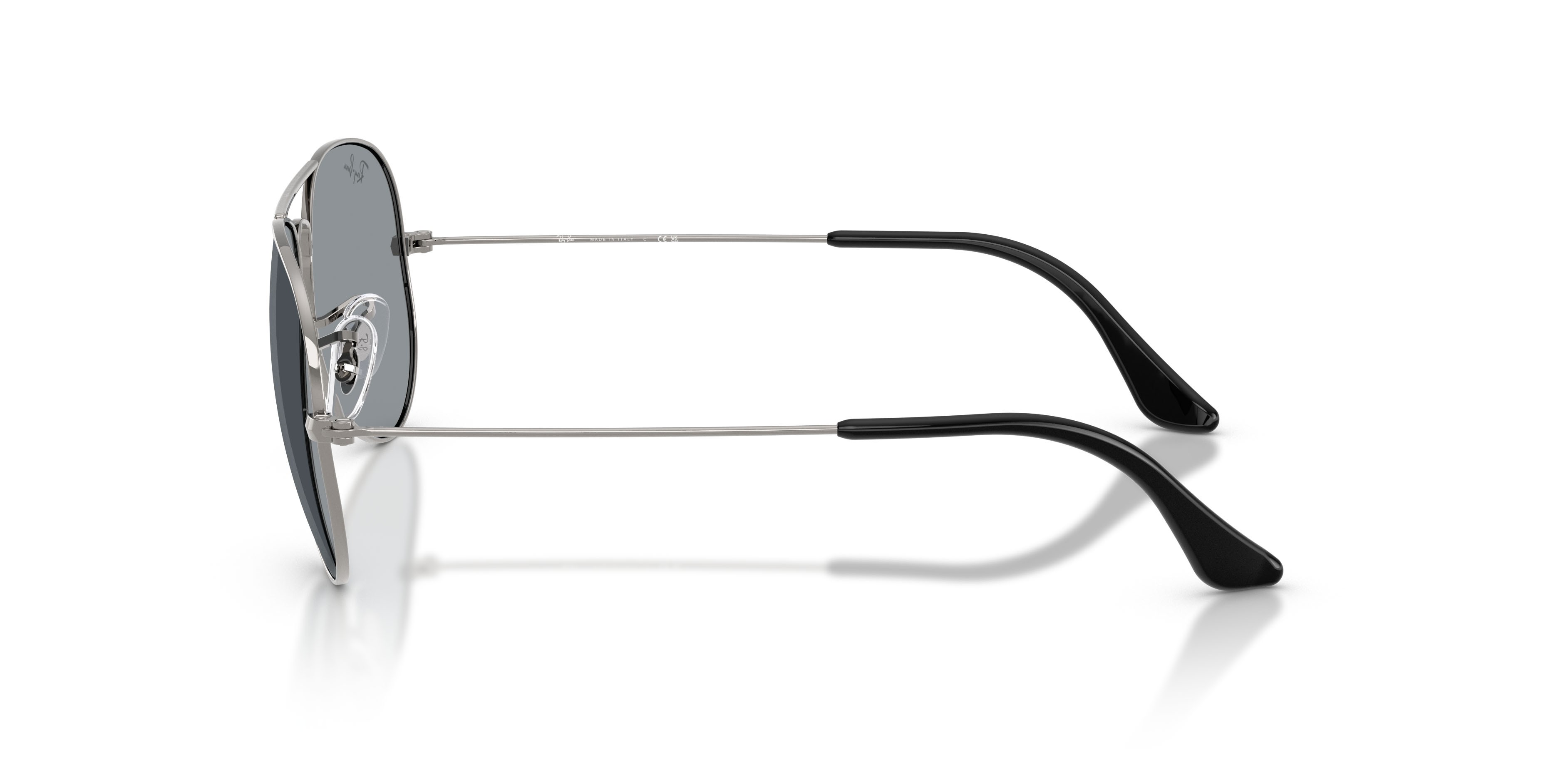 Sonnenbrillen Ray-Ban Aviator RB 3025 (004/R5) farbe gunmetal form aviator gläser grigio