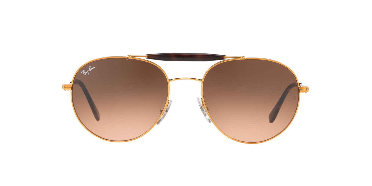 Sonnenbrillen Ray-Ban RB 3540 (9001A5) farbe bronzo chiaro form pantos gläser rosa/marrone