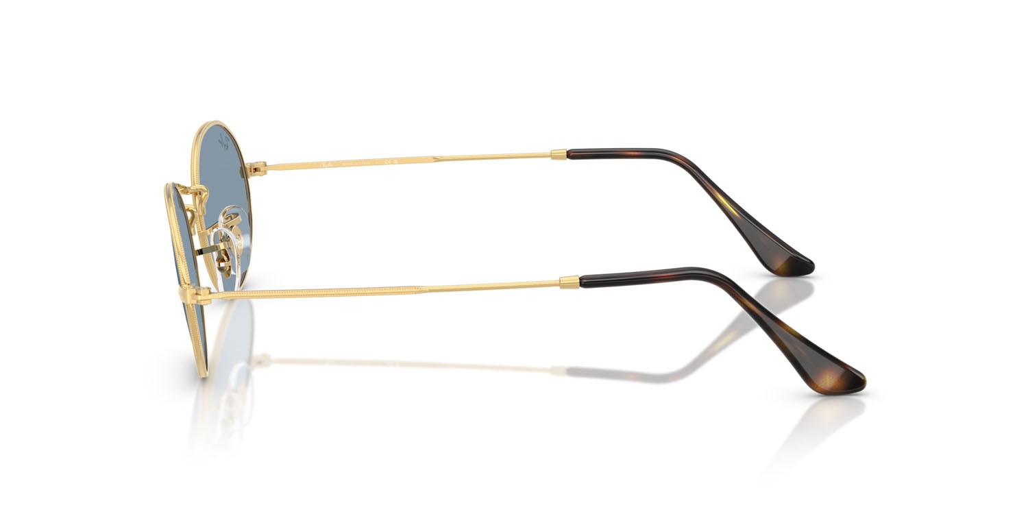 Sonnenbrillen Ray-Ban Oval RB 3547 (001/56) farbe oro arista form oval gläser blu