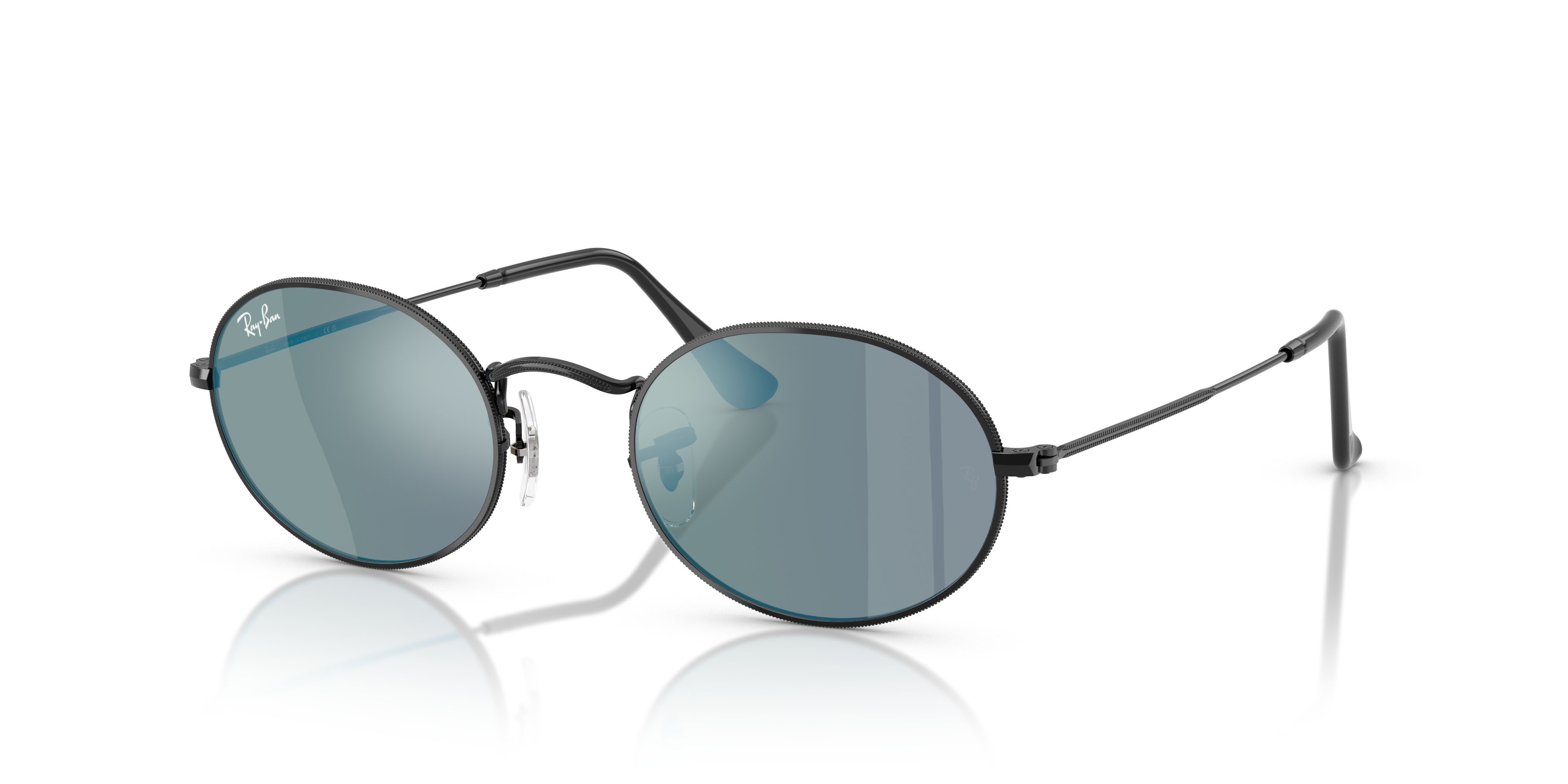 Sunglasses Ray-Ban Oval RB 3547N (002/8O) color nero shape oval 