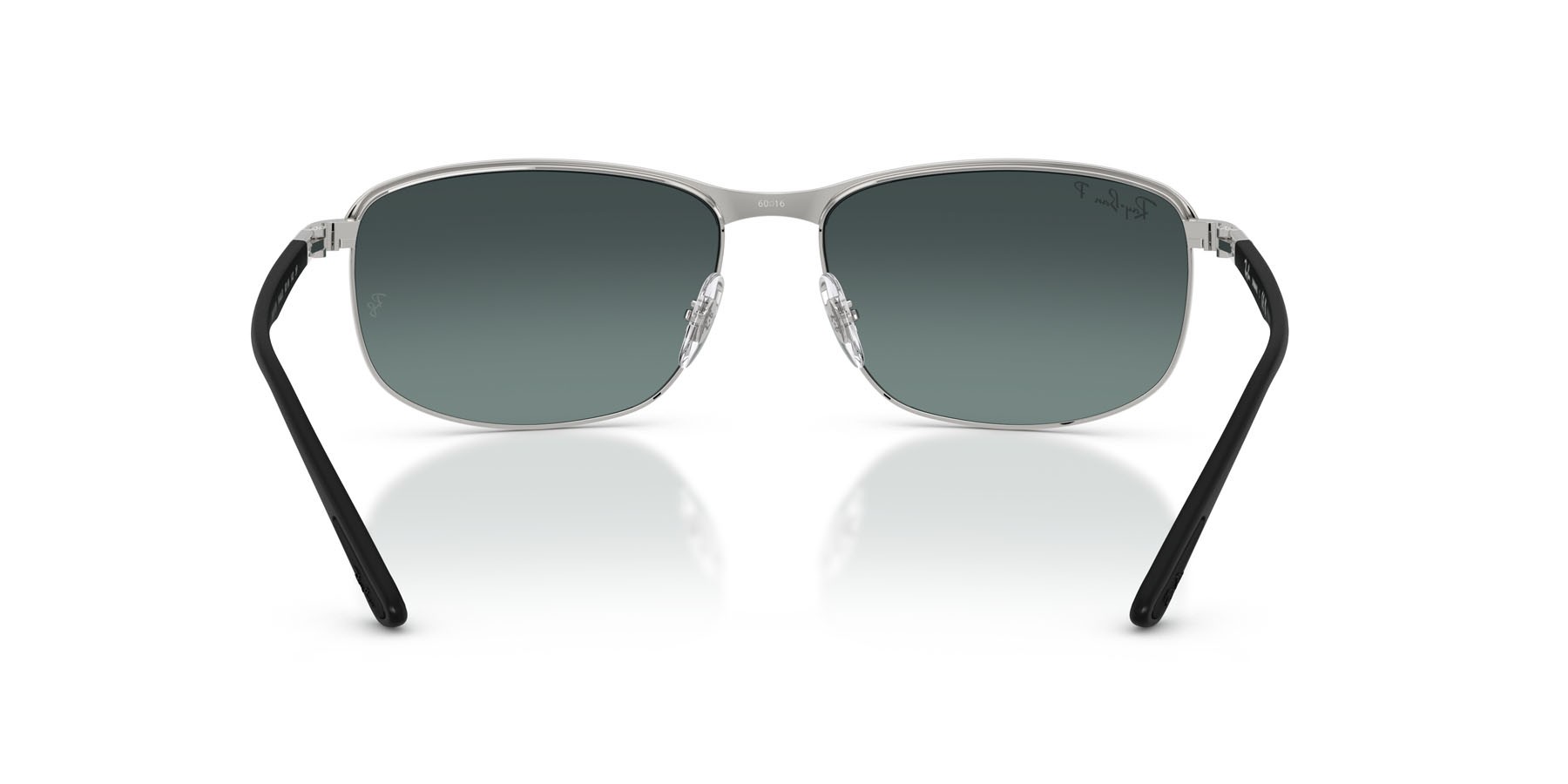 Sonnenbrillen Ray-Ban Chromance RB 3671CH (9144J0) farbe nero su argento form quadratisch gläser oro sfumato