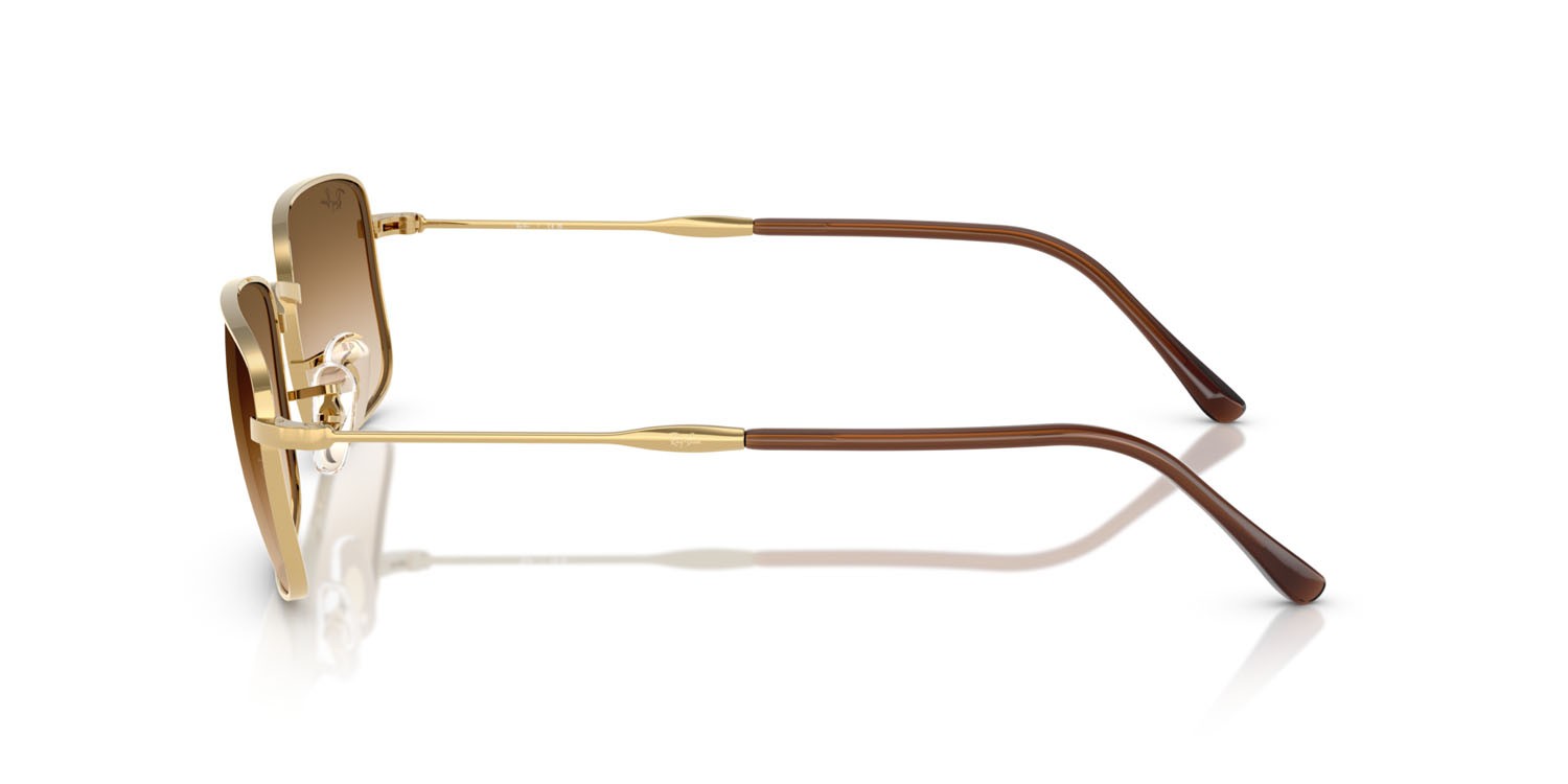 Sonnenbrillen Ray-Ban RB 3746 (001/51) farbe arista gold form rechteckig gläser trasparente sfumato marrone