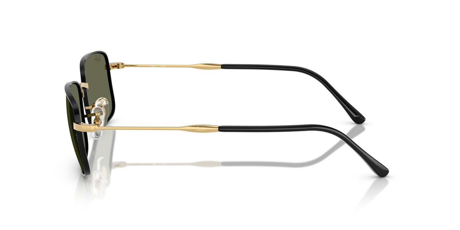Sonnenbrillen Ray-Ban RB 3746 (927158) farbe nero su arista form rechteckig gläser g-15 verde
