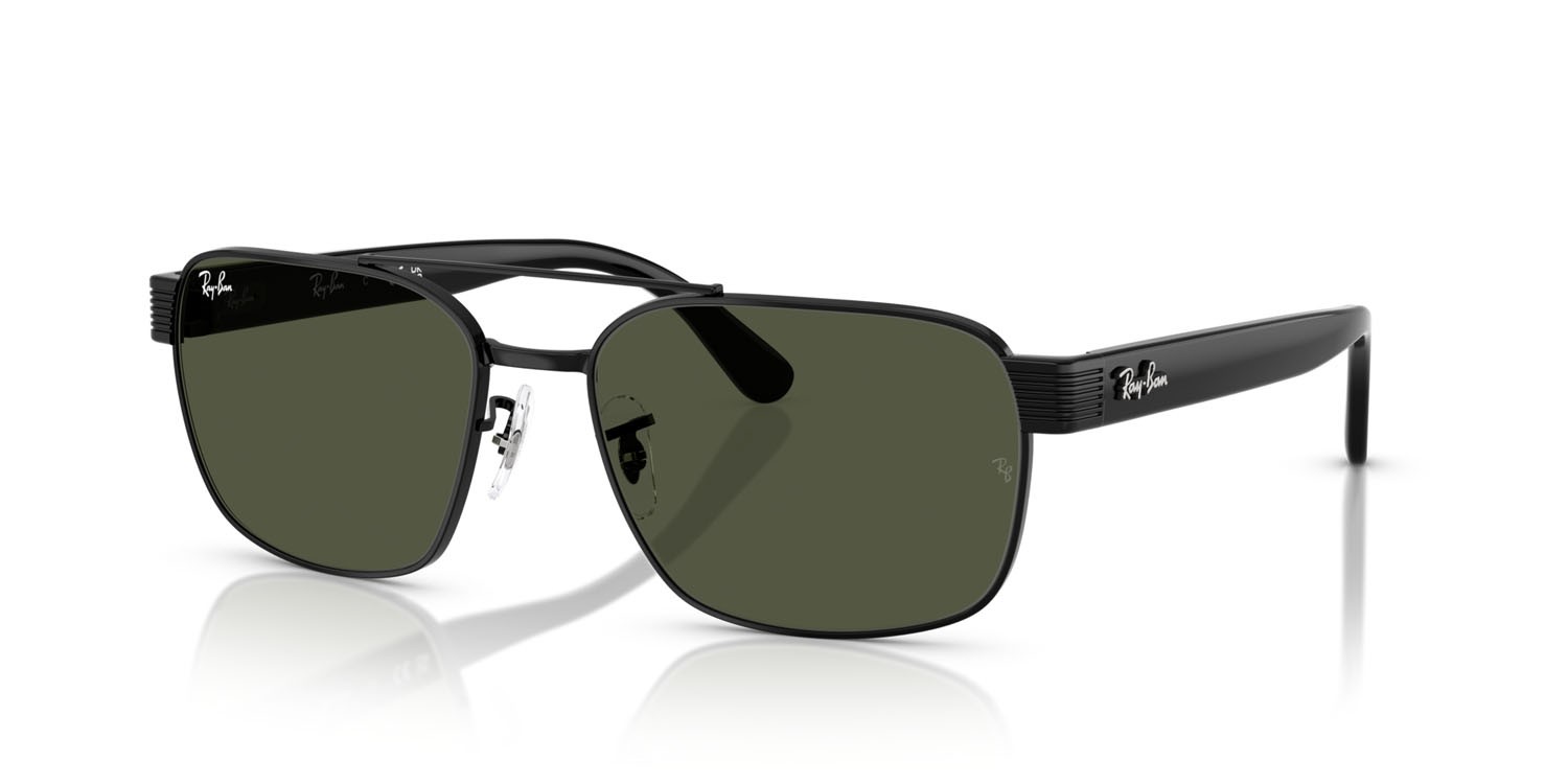 Sonnenbrillen Ray-Ban RB 3751 (002/31) farbe nero form quadratisch gläser g-15 verde