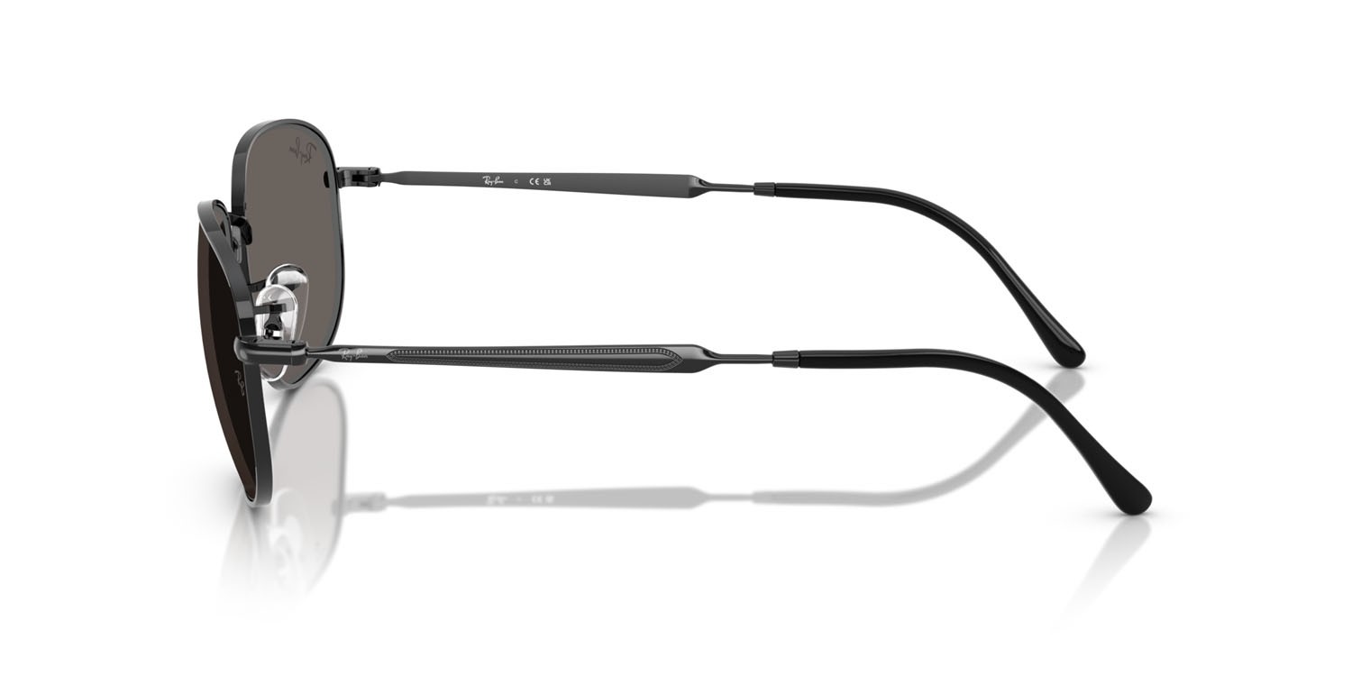 Sonnenbrillen Ray-Ban RB 3754 (002/B1) farbe nero form quadratisch gläser grigio scuro