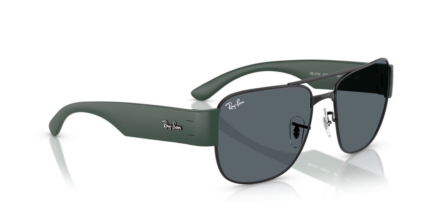 Sonnenbrillen Ray-Ban RB 3756 (926931) farbe nero form quadratisch gläser verde