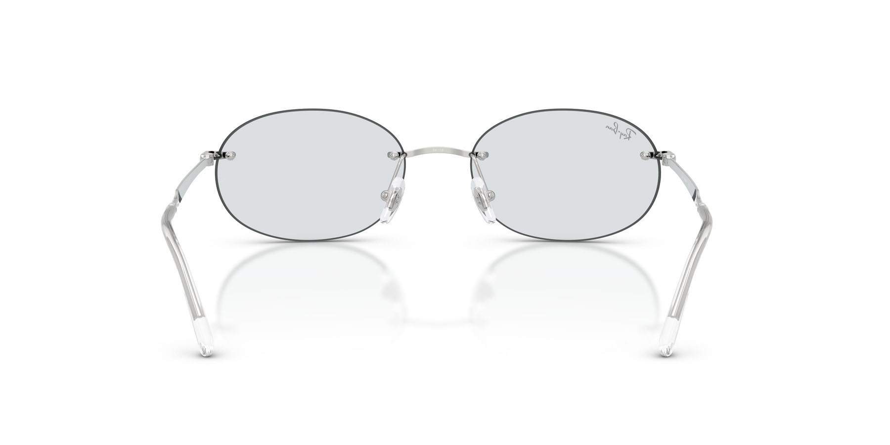 Sonnenbrillen Ray-Ban RB 3767 (003/MF) farbe argento form oval gläser zaffiro