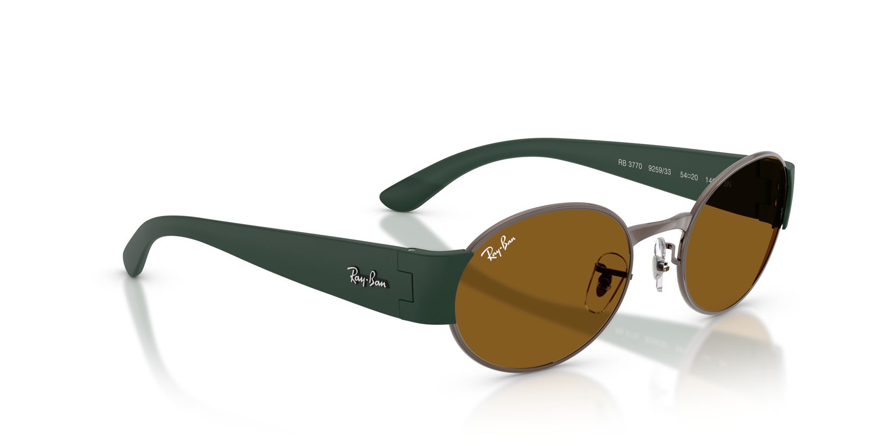 Sonnenbrillen Ray-Ban RB 3770 (925933) farbe rame form oval gläser marrone