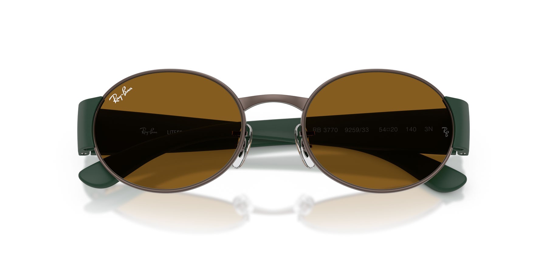 Sonnenbrillen Ray-Ban RB 3770 (925933) farbe rame form oval gläser marrone