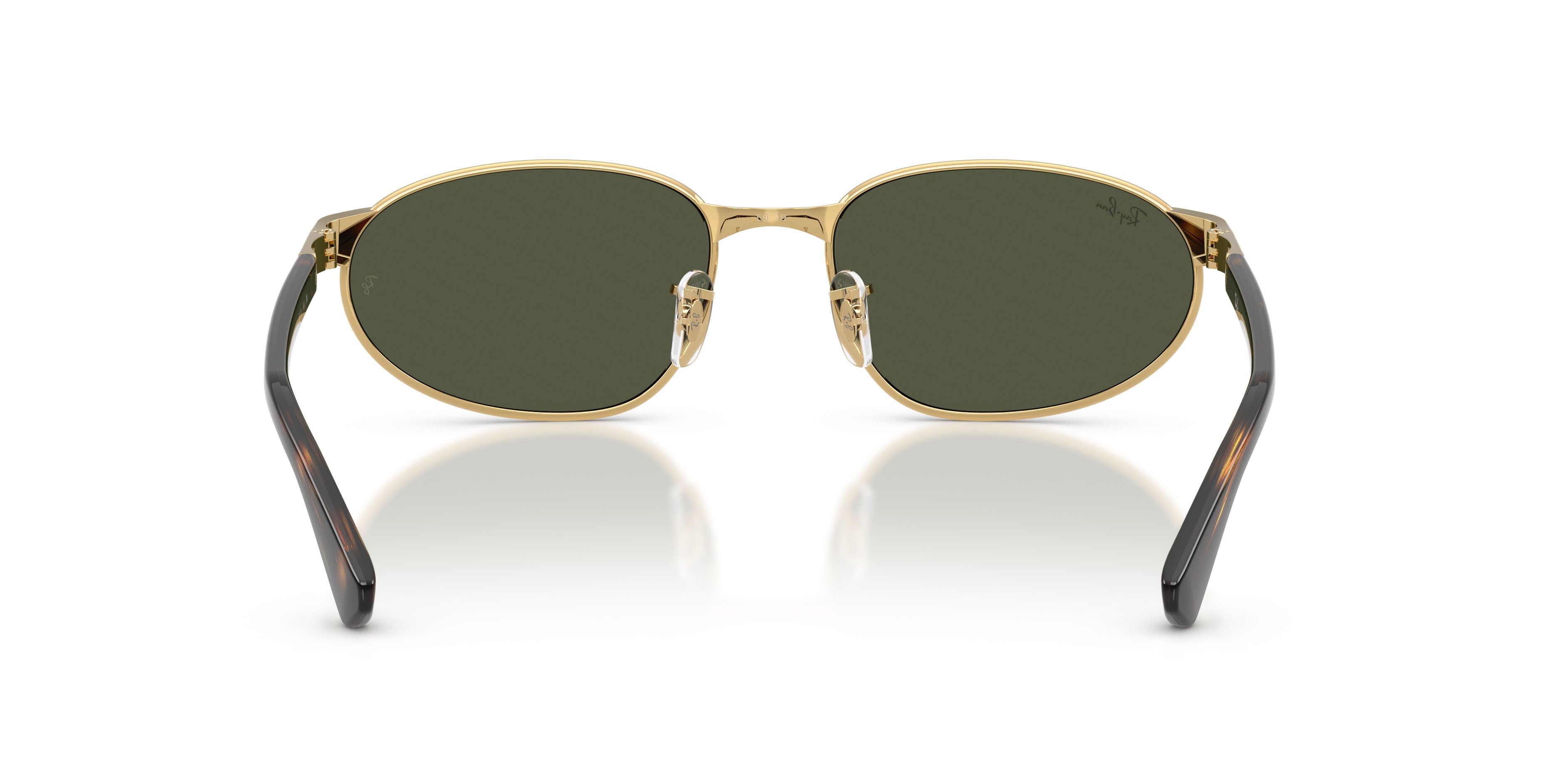 Sonnenbrillen Ray-Ban RB 3777 (001/31) farbe oro arista form unregelmäßig gläser verde