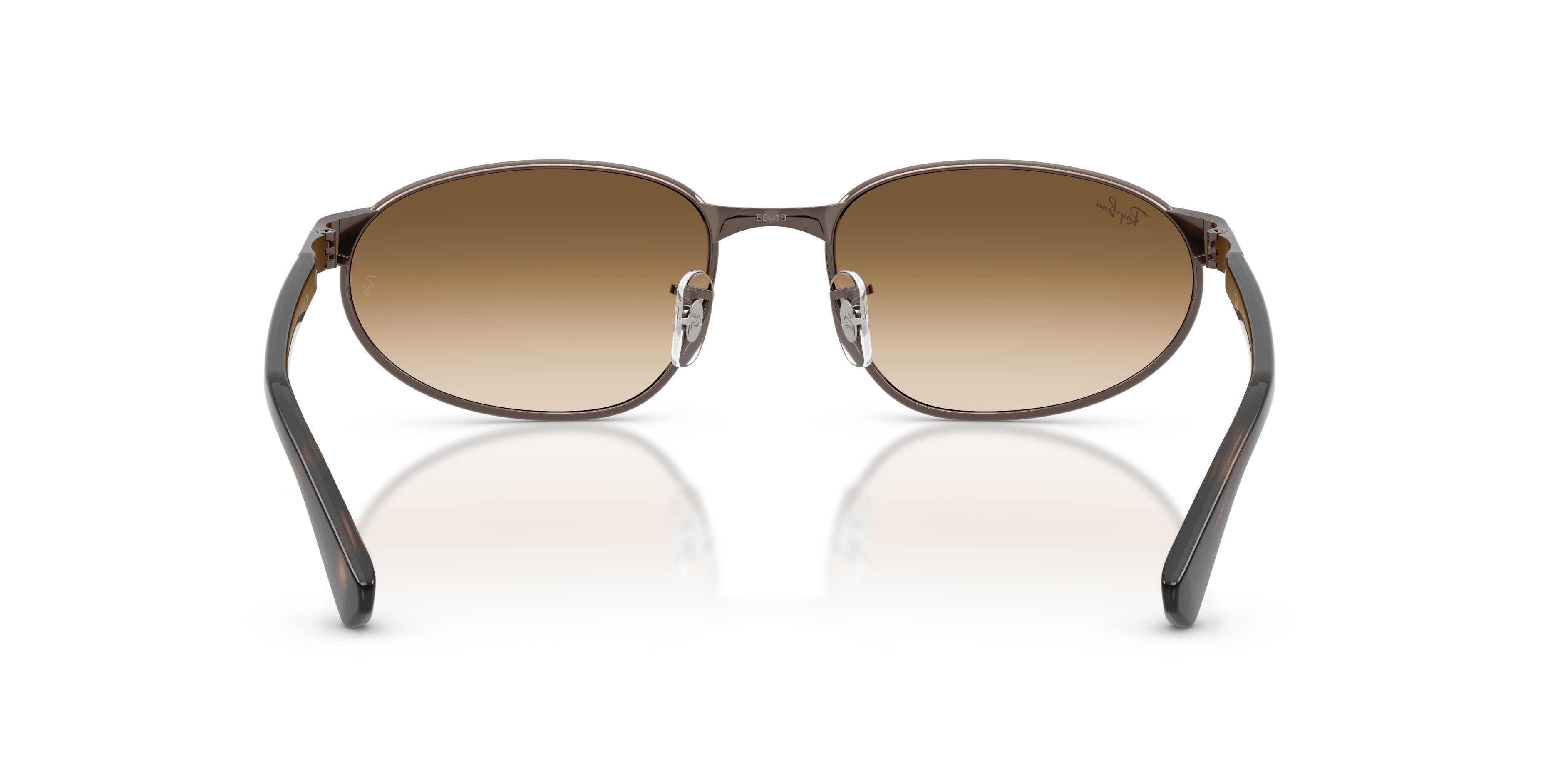 Sonnenbrillen Ray-Ban RB 3777 (925932) farbe rame form unregelmäßig gläser trasparente sfumato marrone
