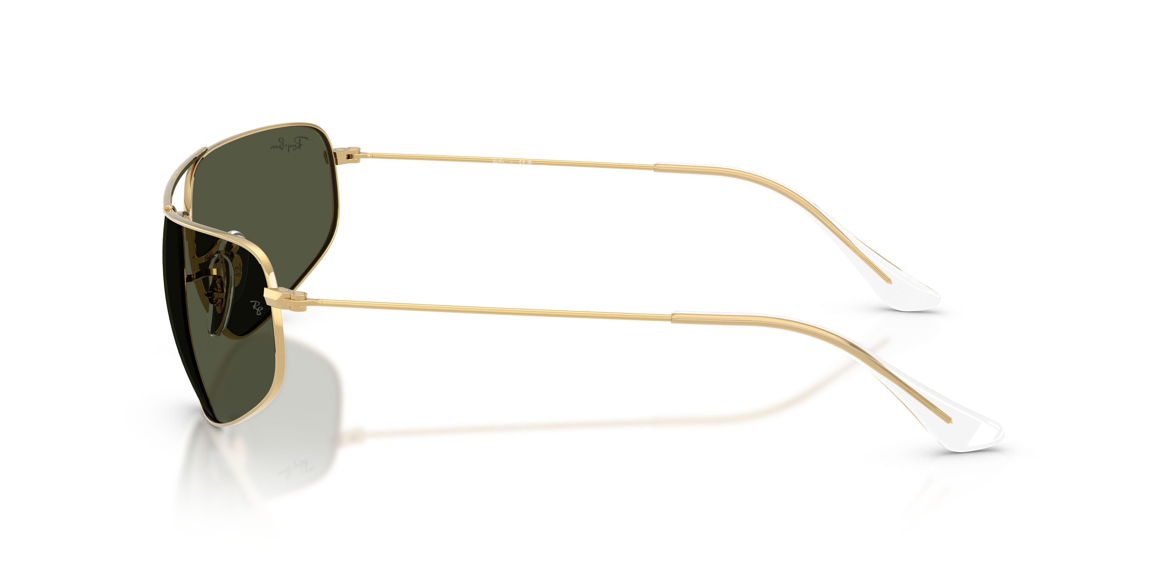 Sonnenbrillen Ray-Ban RB 3780 (001/31) farbe oro arista form rechteckig gläser verde