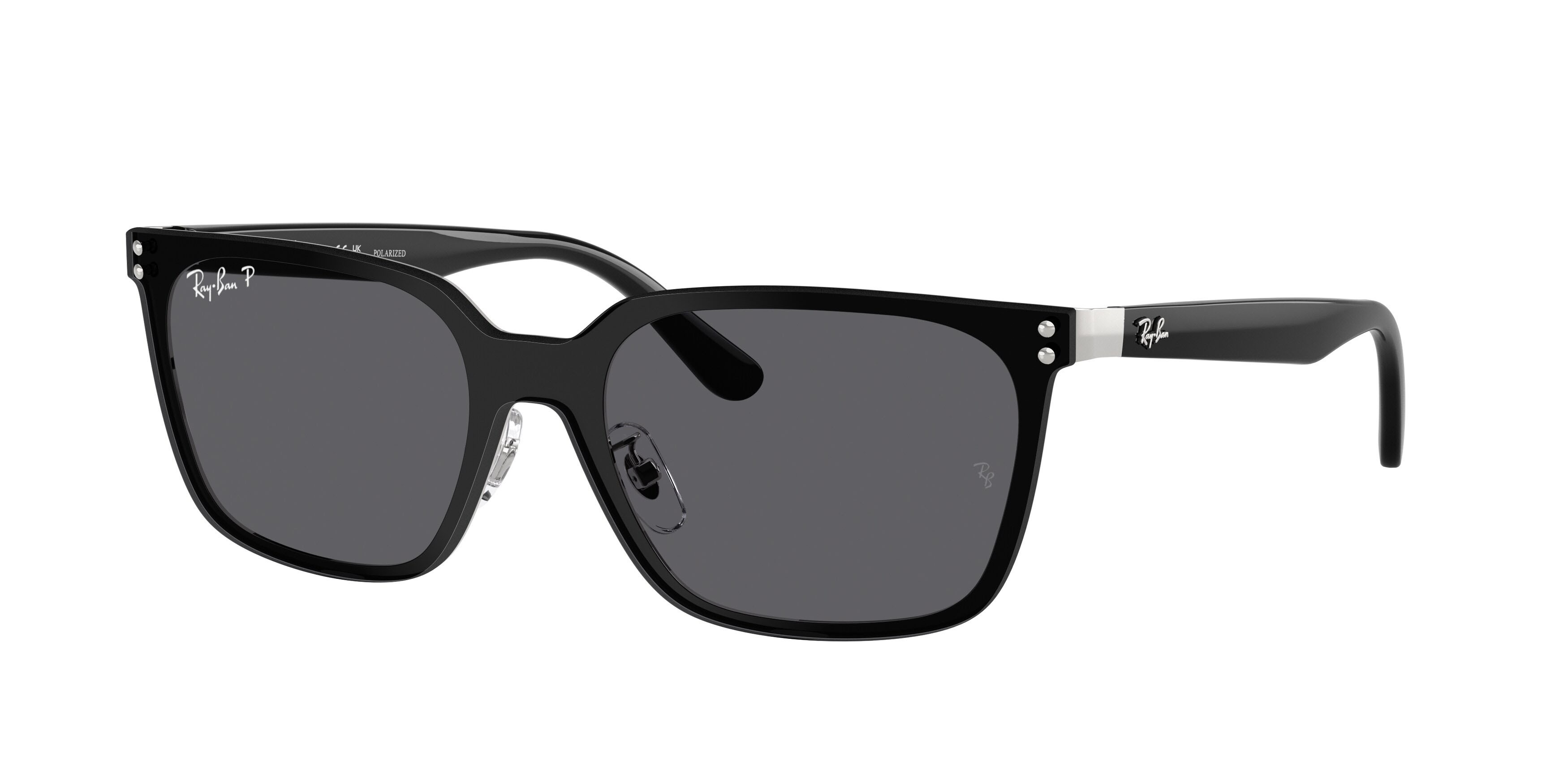 Sonnenbrillen Ray-Ban RB 3784D (003/81) farbe argento form quadratisch gläser polar grigio