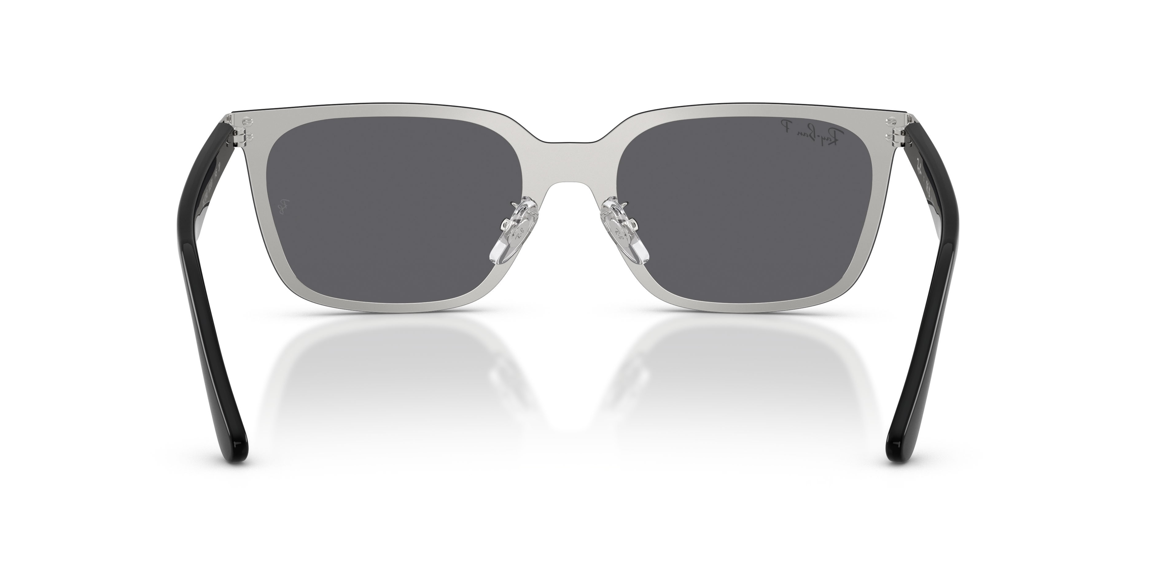Sonnenbrillen Ray-Ban RB 3784D (003/81) farbe argento form quadratisch gläser polar grigio
